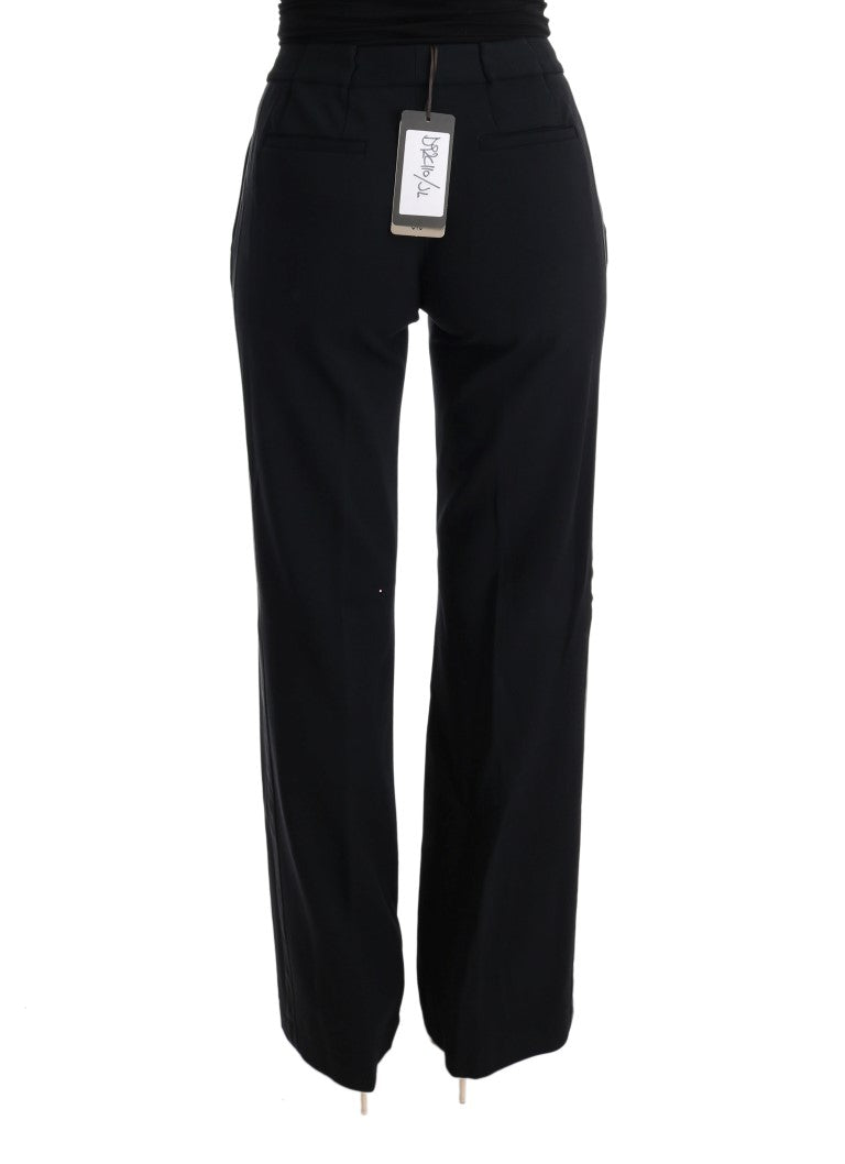 Ermanno Scervino Schicke schwarze formelle Bootcut-Hose