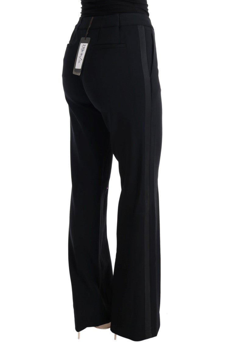 Ermanno Scervino Schicke schwarze formelle Bootcut-Hose