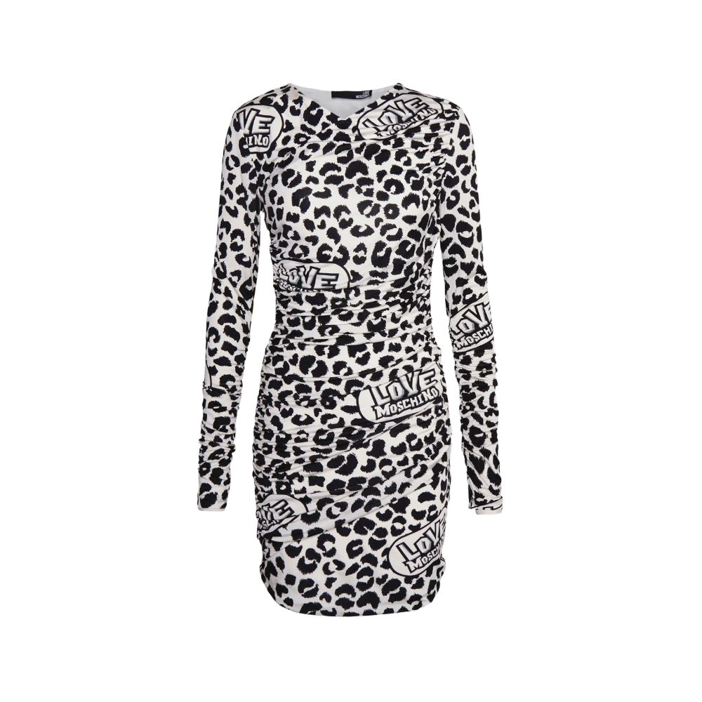Rochie de damă Love Moschino din viscoză albă
