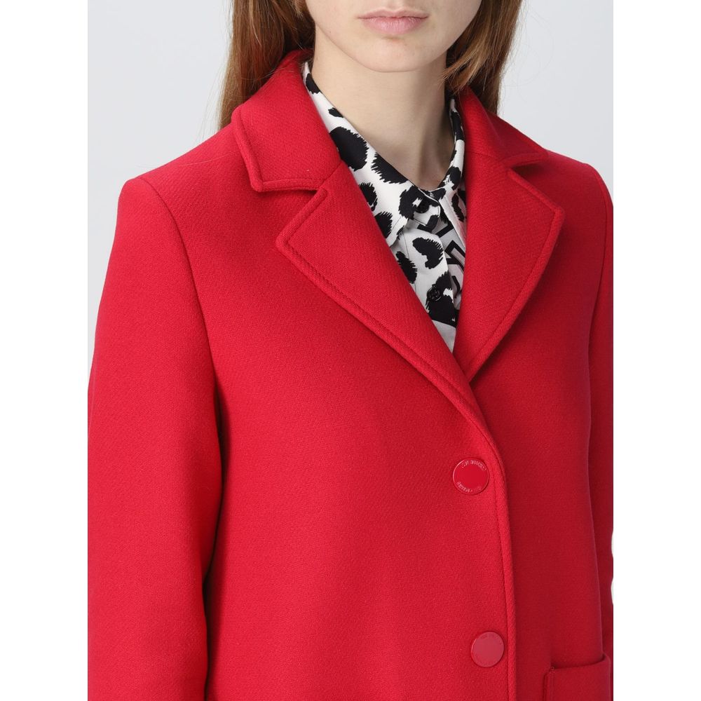 Love Moschino Schicke rosa Jacke aus Wollmischung