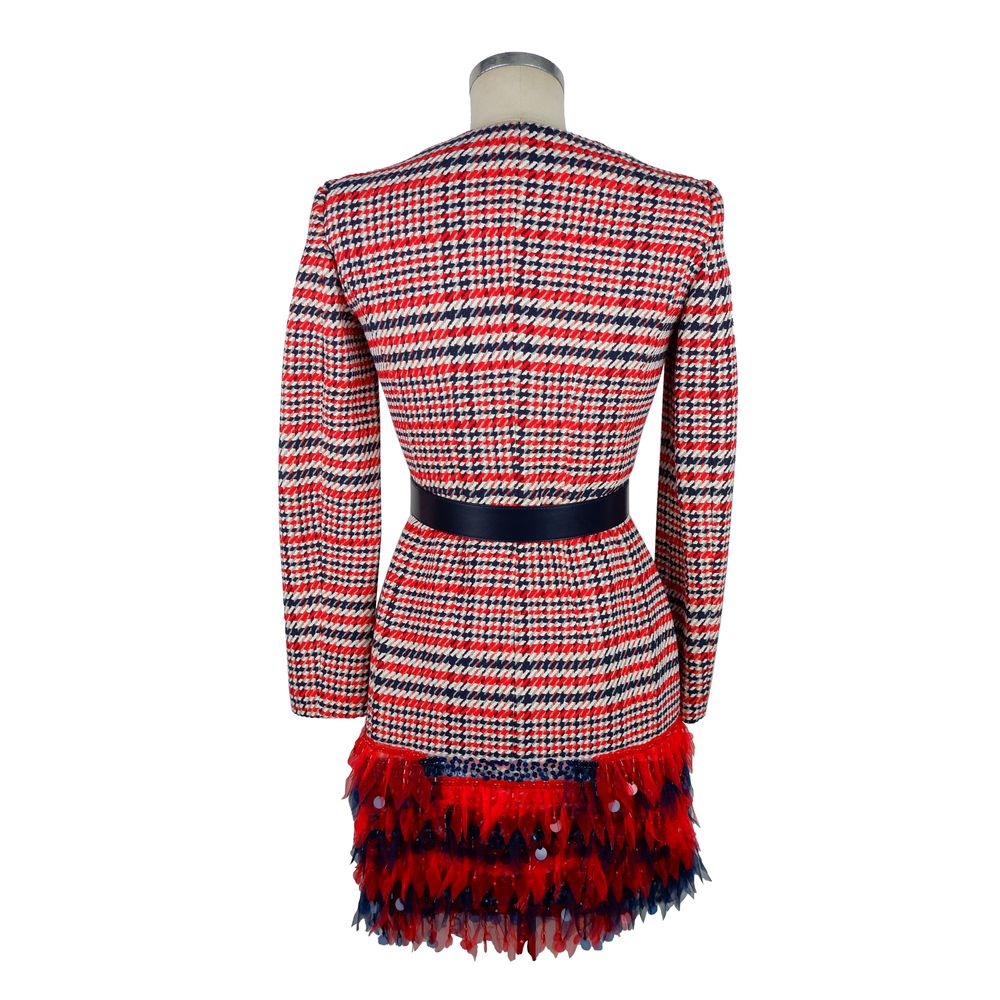 Rochie Roșie De Damă Elisabetta Franchi Bumbac