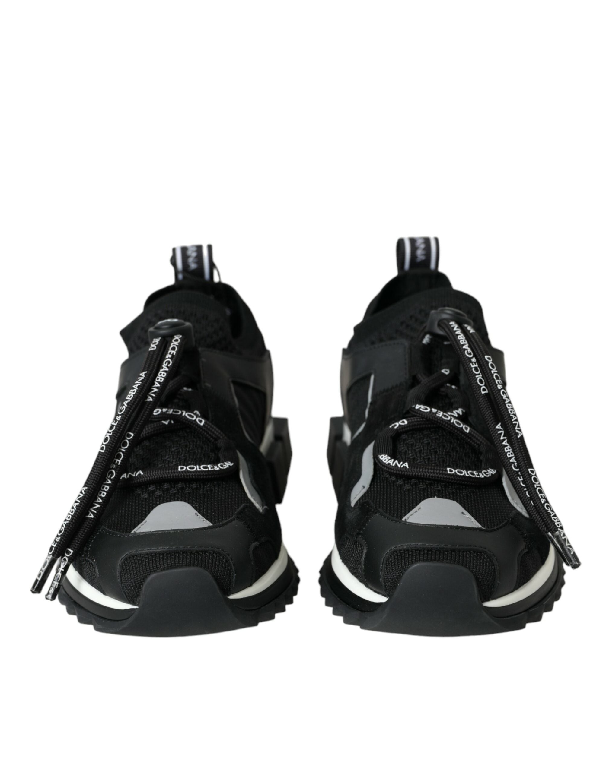 Dolce & Gabbana Sorrento Trekking-Sneakers aus schwarzem Mesh