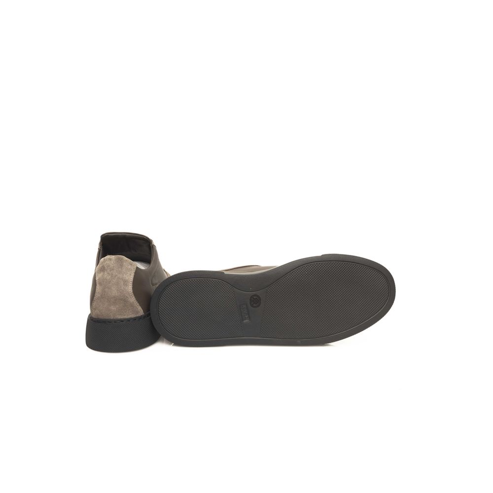 Cerruti 1881 Herren-Sneaker aus beigem Leder