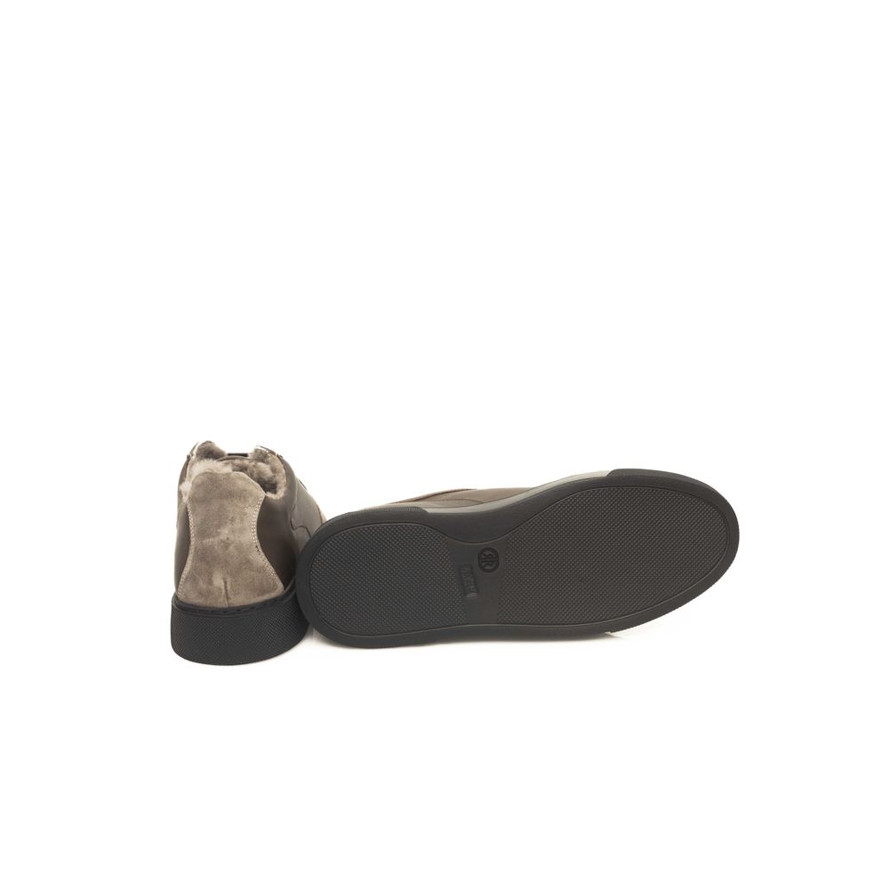 Cerruti 1881 Herren-Sneaker aus beigem Rindsleder