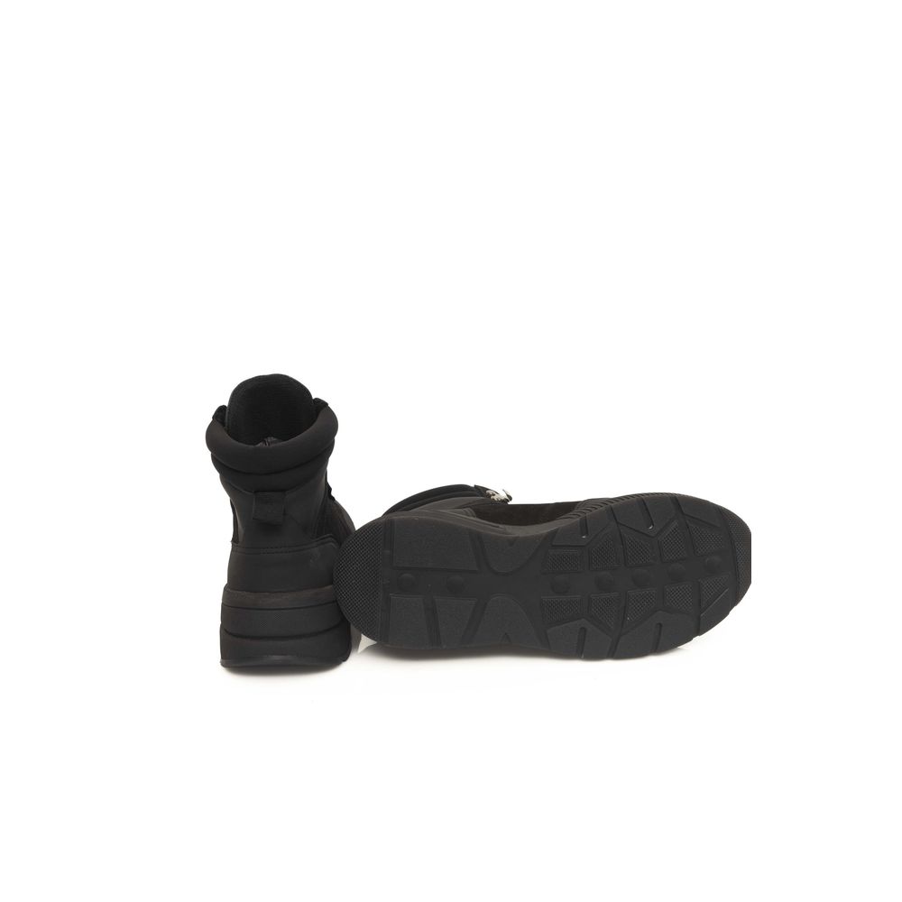 Cerruti 1881 Herren-Sneaker aus schwarzem Rindsleder
