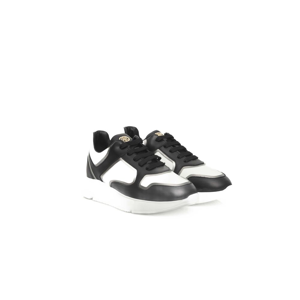 Cerruti 1881 Damen Sneaker aus schwarzem Rindsleder