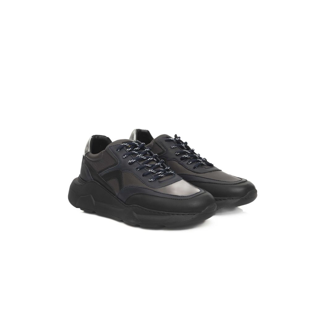 Cerruti 1881 Herren-Sneaker aus blauem Rindsleder