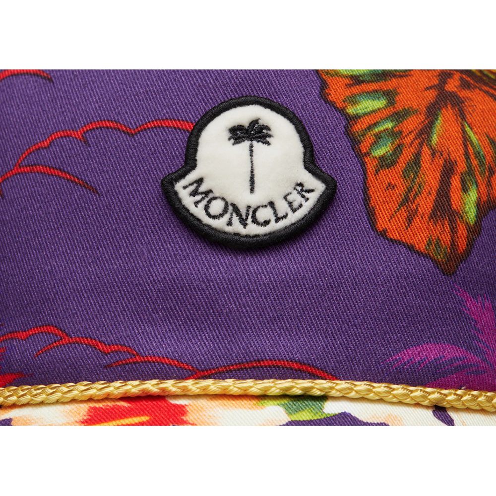 Pălării și șepci Moncler x Palm Angels din bumbac violet