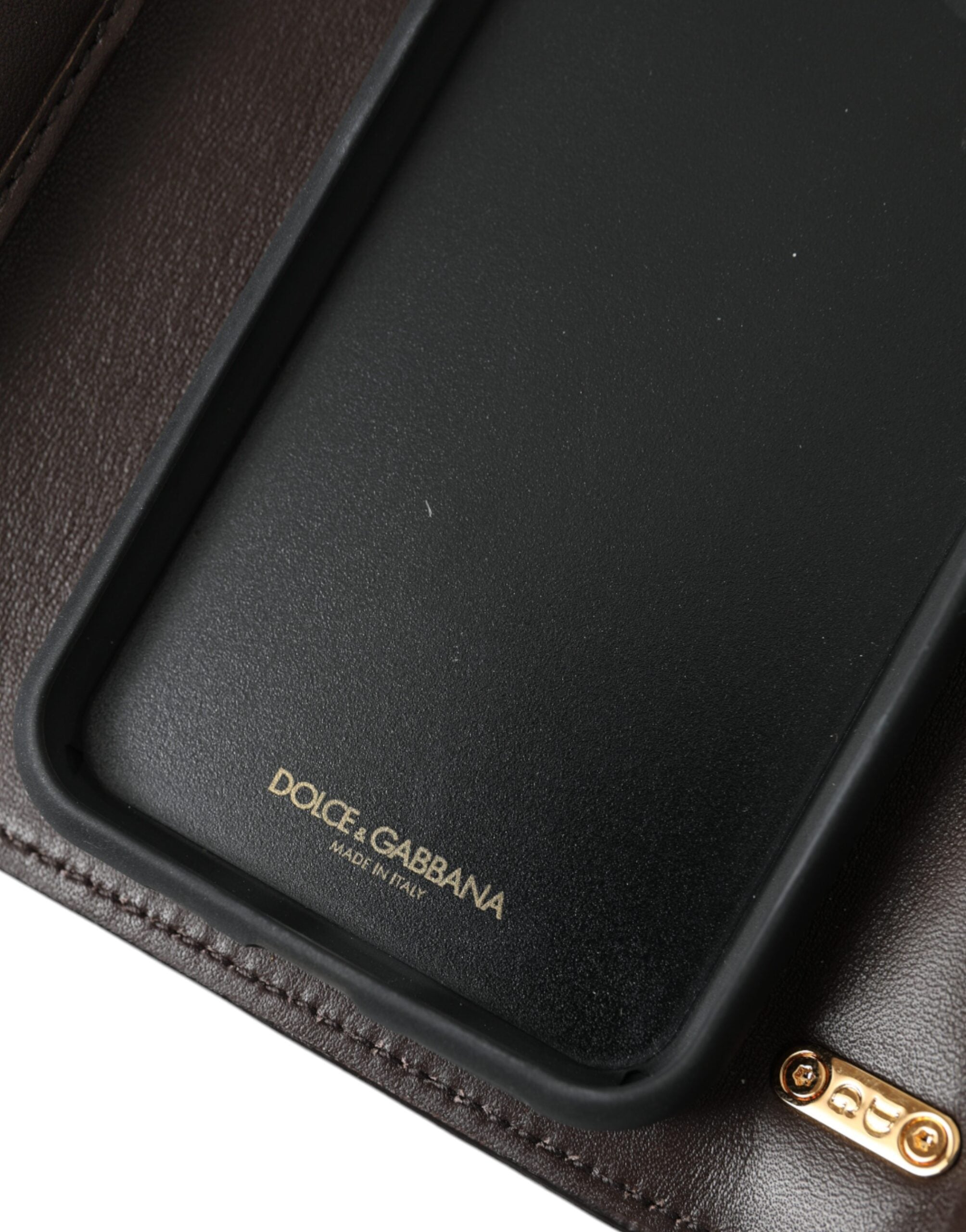 Dolce & Gabbana – DG Girls – Umhängetasche aus Pythonleder in Braun