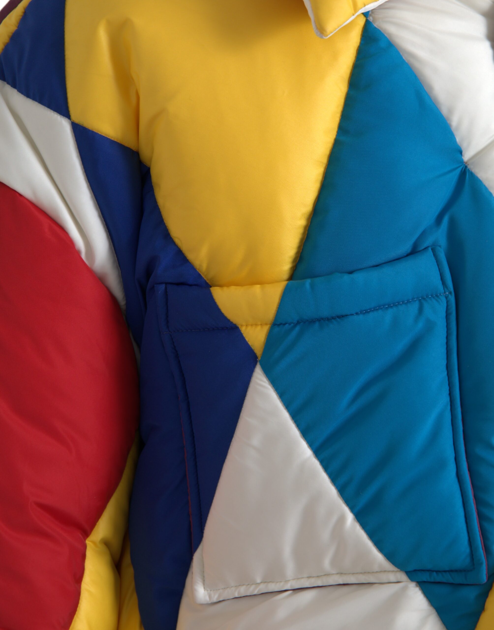 Dolce & Gabbana Mehrfarbige Windjacke Pufferjacke Herren