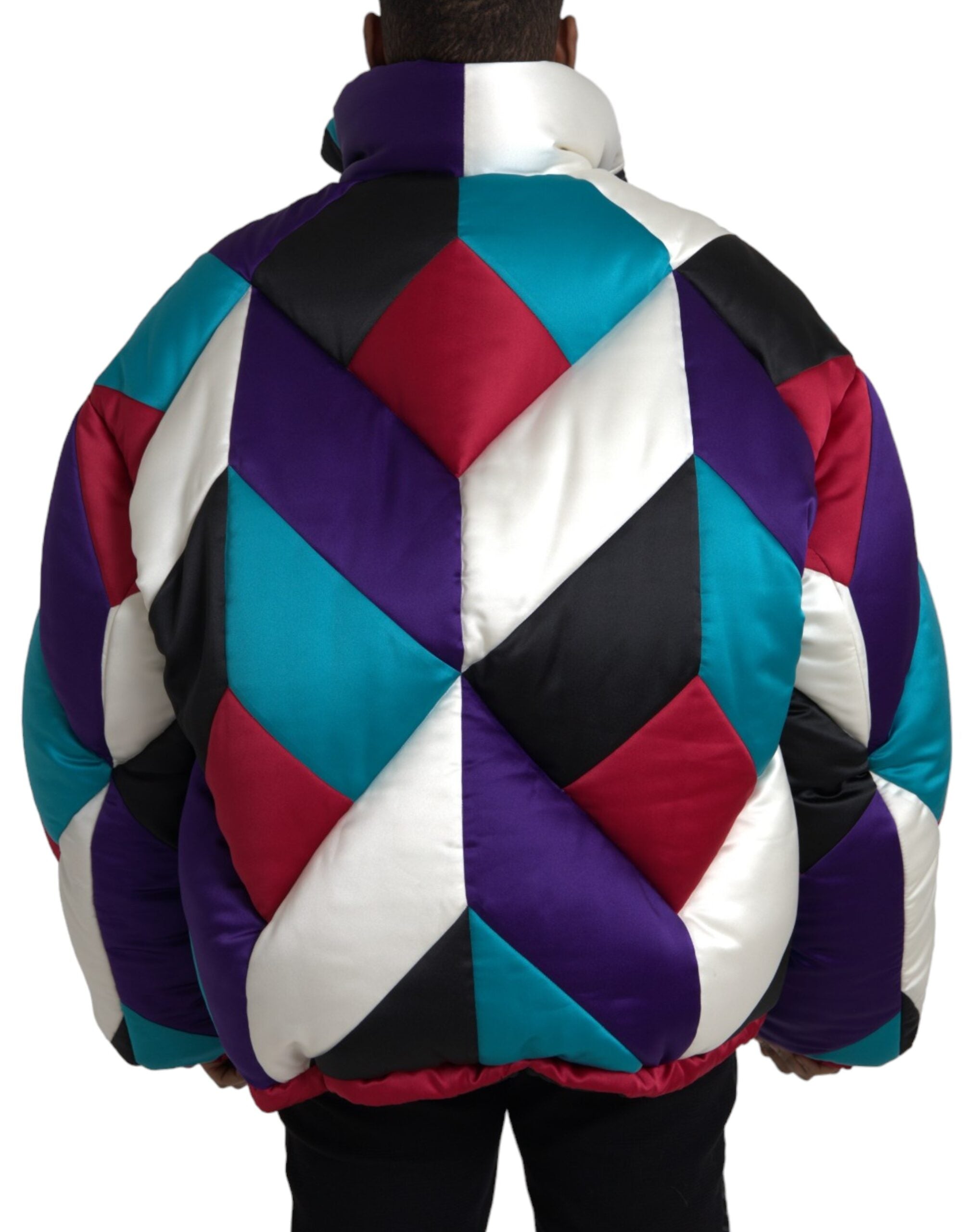 Dolce & Gabbana – Mehrfarbige Windjacke mit Logo