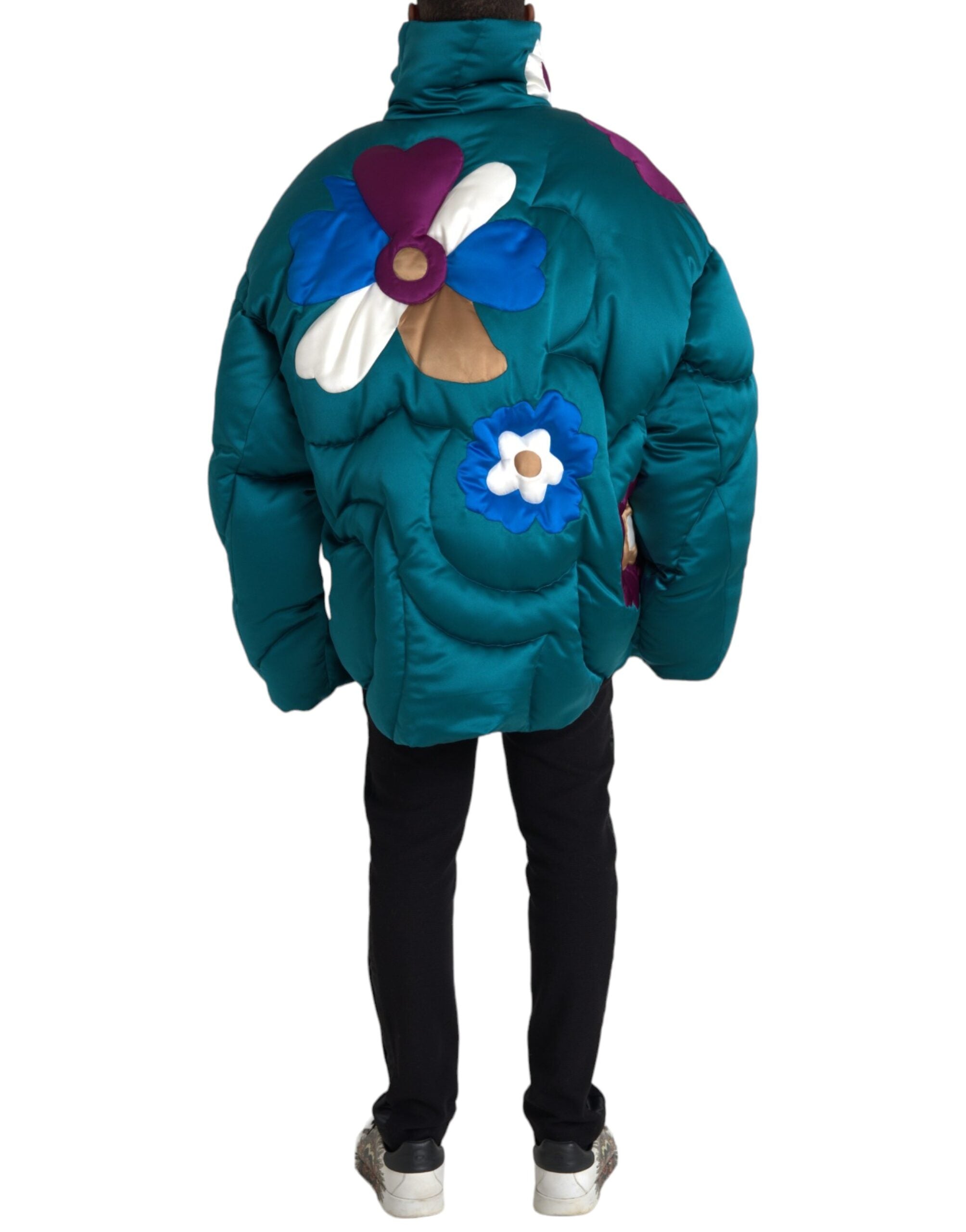 Dolce & Gabbana – Mehrfarbige Windjacke mit Blumenmuster