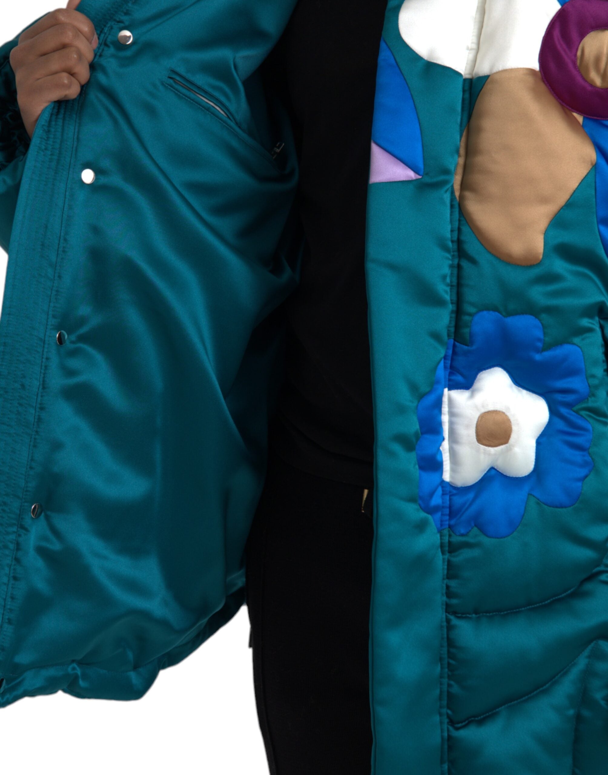 Dolce & Gabbana – Mehrfarbige Windjacke mit Blumenmuster