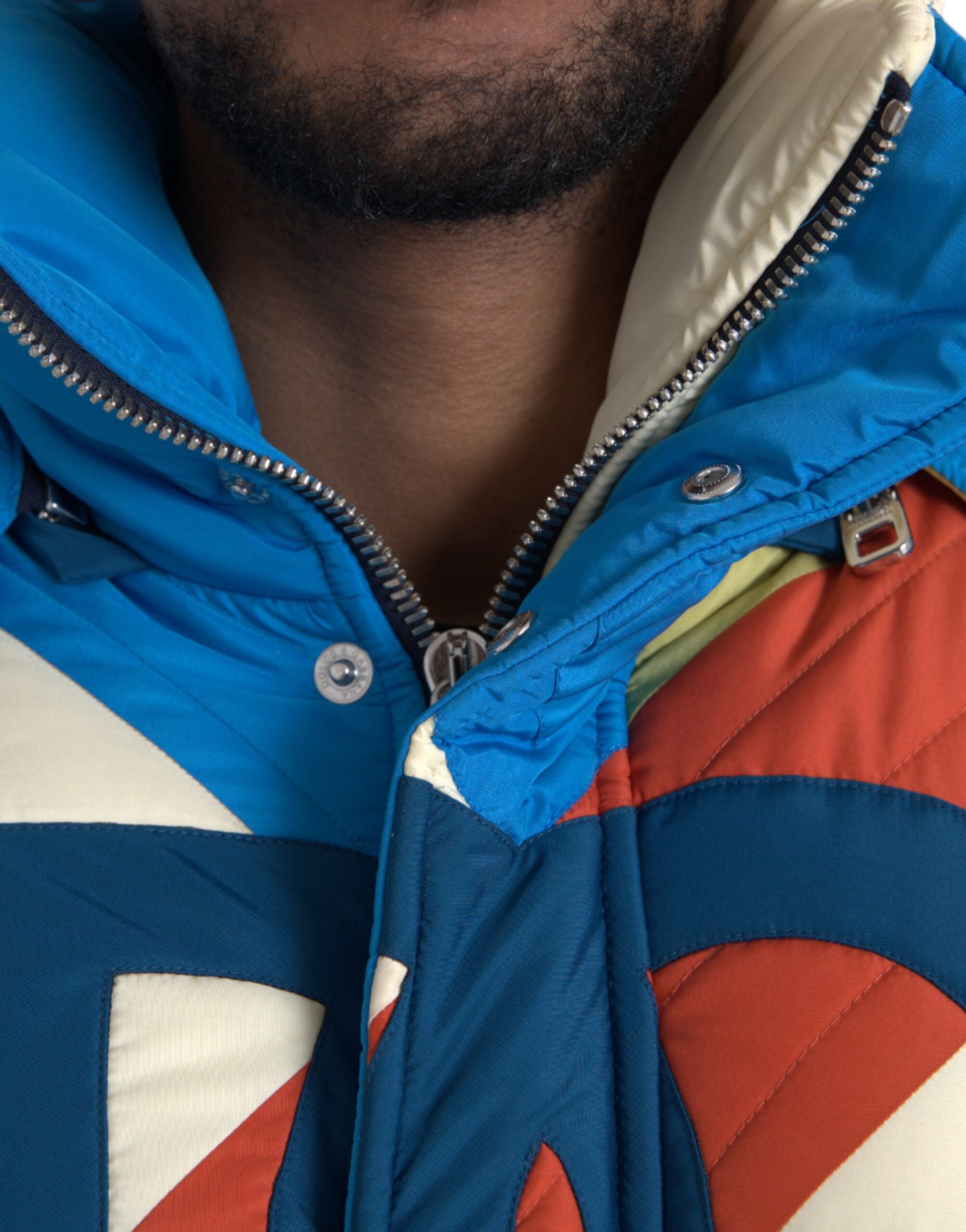 Dolce & Gabbana – Mehrfarbige Windjacke mit Logo