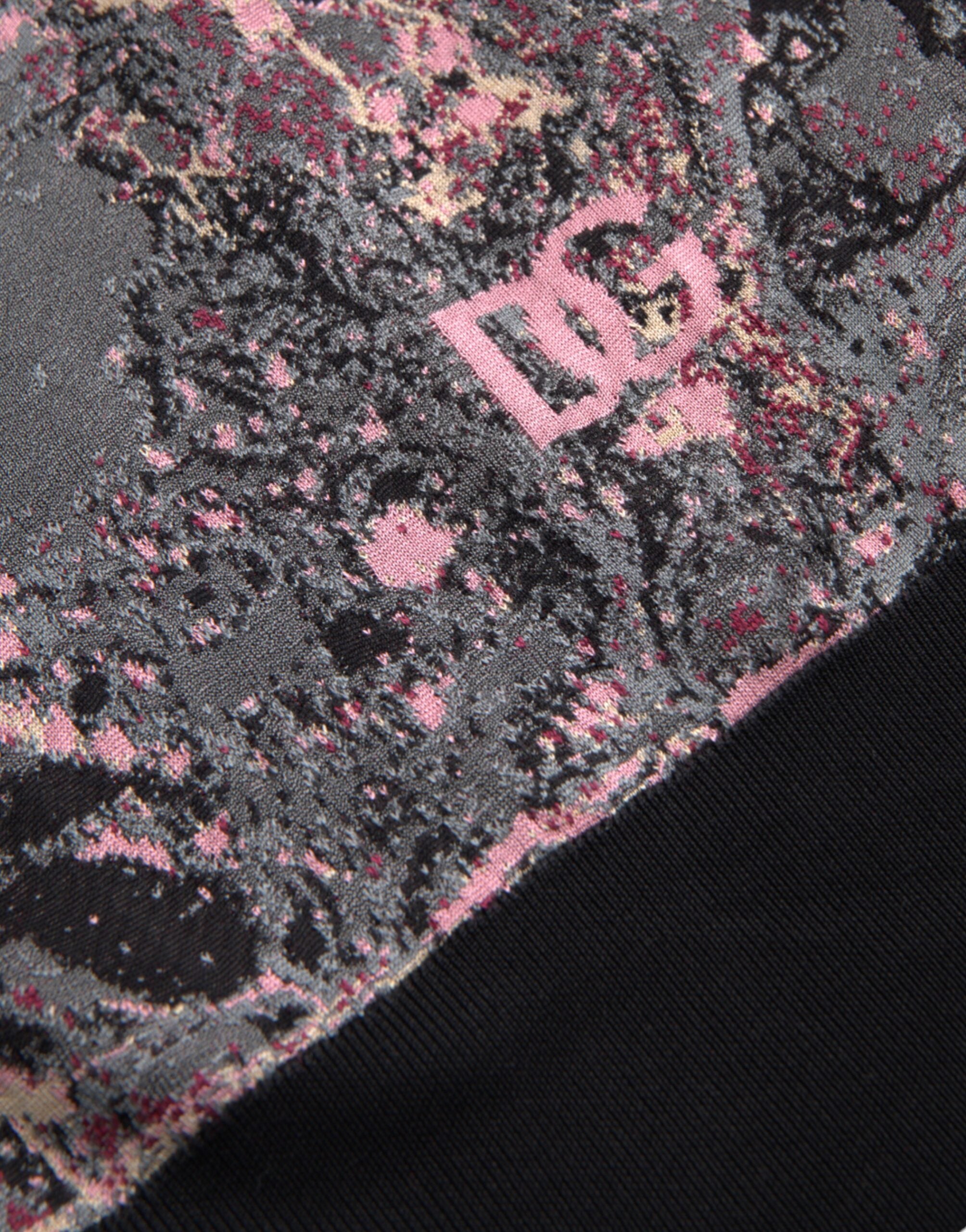 Dolce & Gabbana Herrenpullover mit Rollkragen und mehrfarbiger Grafik