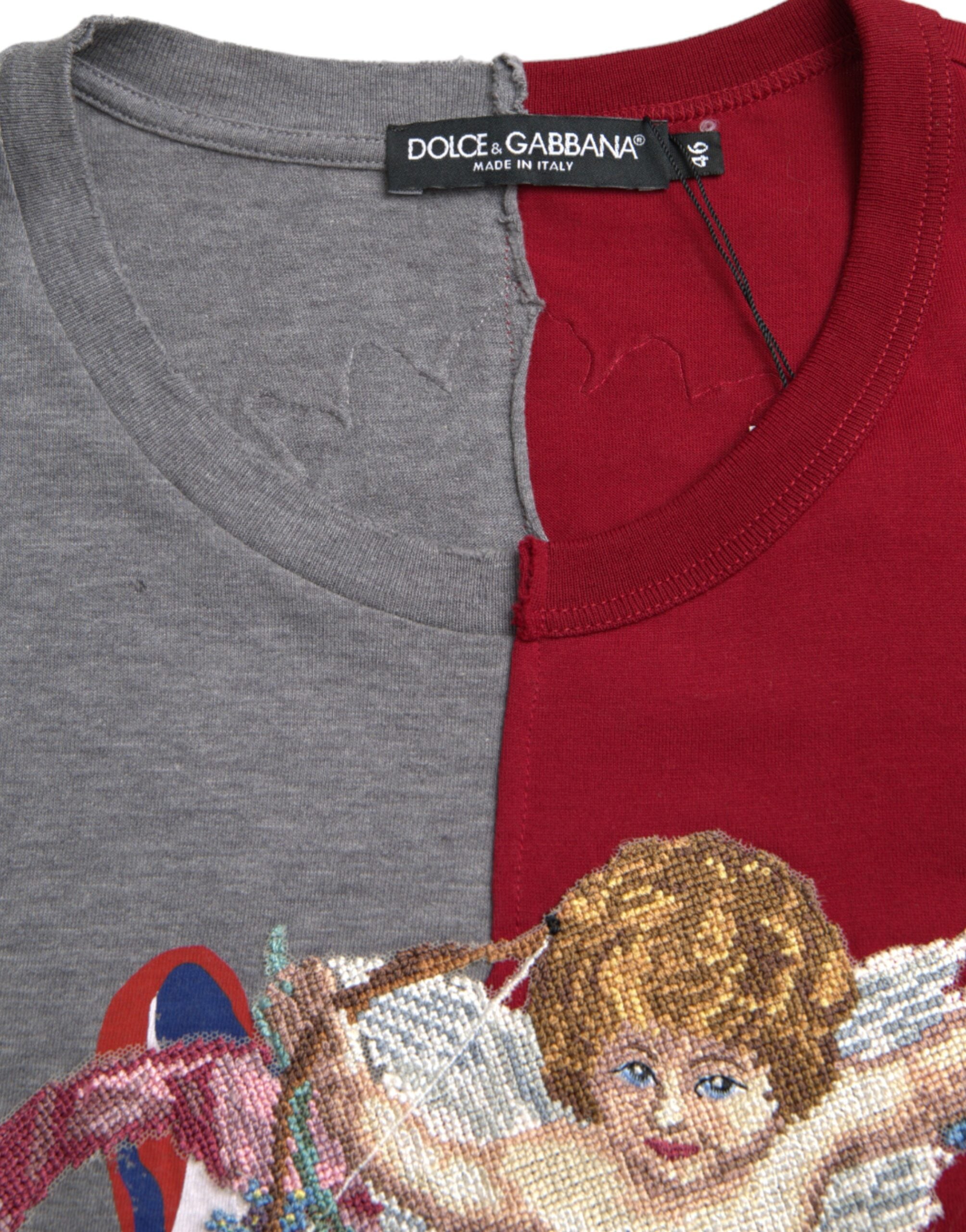 Dolce & Gabbana – Kurzärmliges T-Shirt mit mehrfarbiger Grafik
