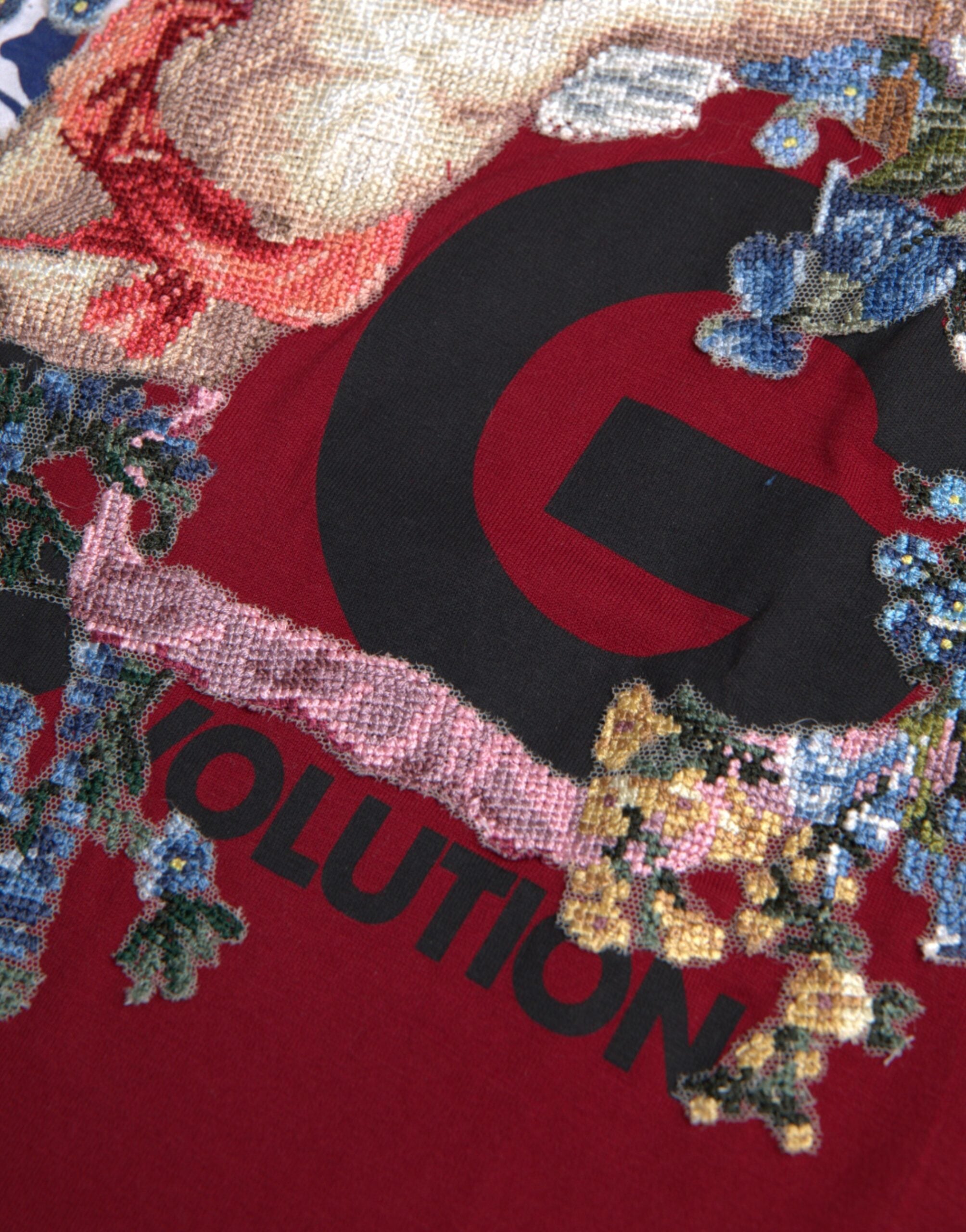 Dolce & Gabbana – Kurzärmliges T-Shirt mit mehrfarbiger Grafik