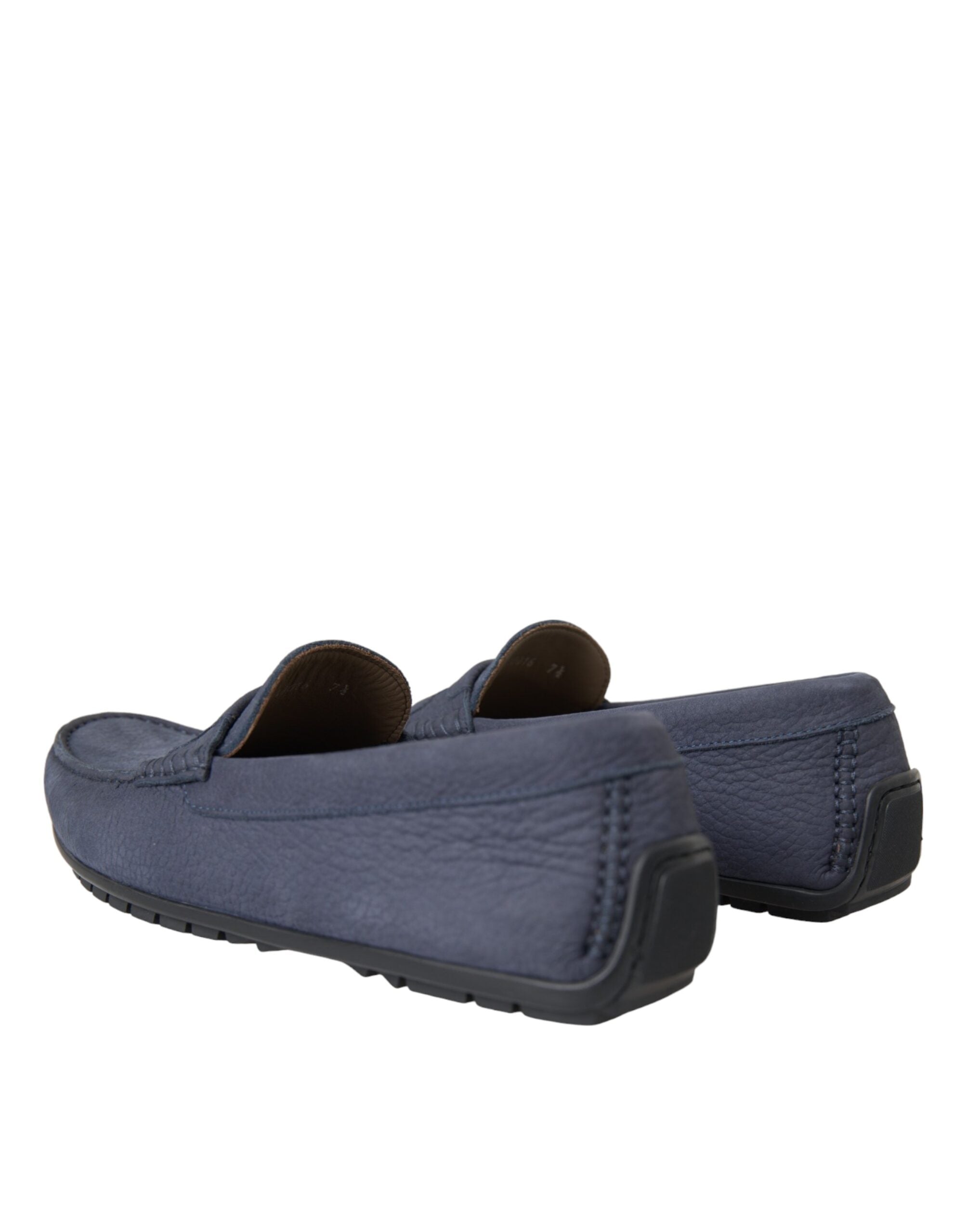 Dolce & Gabbana – Blaue Mokassins aus Kalbsleder