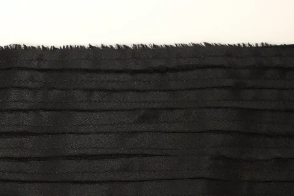 Dolce & Gabbana Damen Taillenkummerbund aus schwarzer Seide