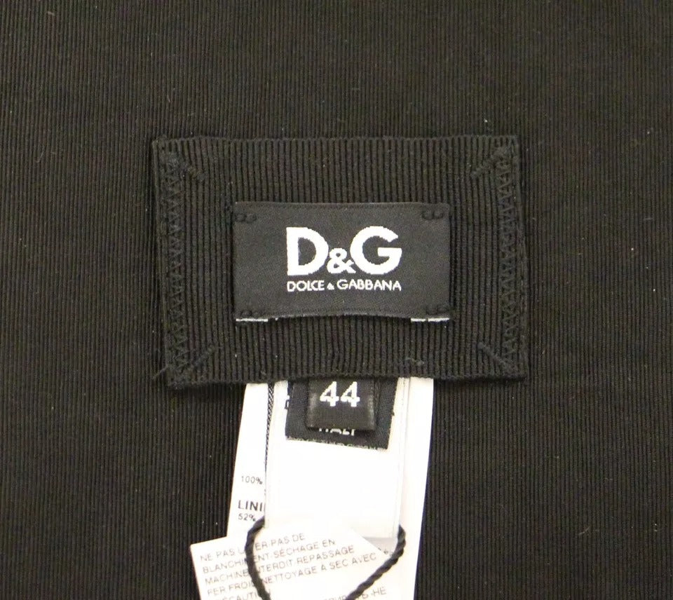 Dolce & Gabbana Damen Taillenkummerbund aus schwarzer Seide