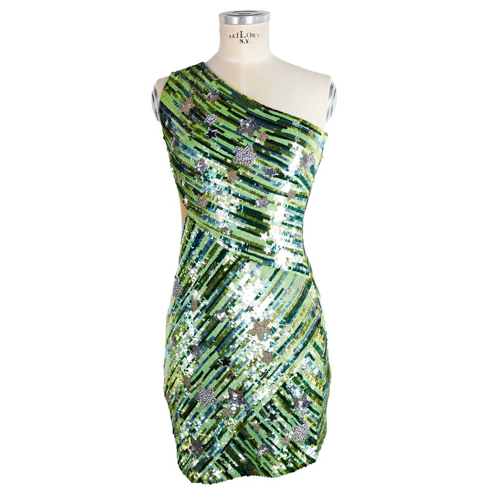 Rochie Elisabetta Franchi verde din poliamidă pentru femei