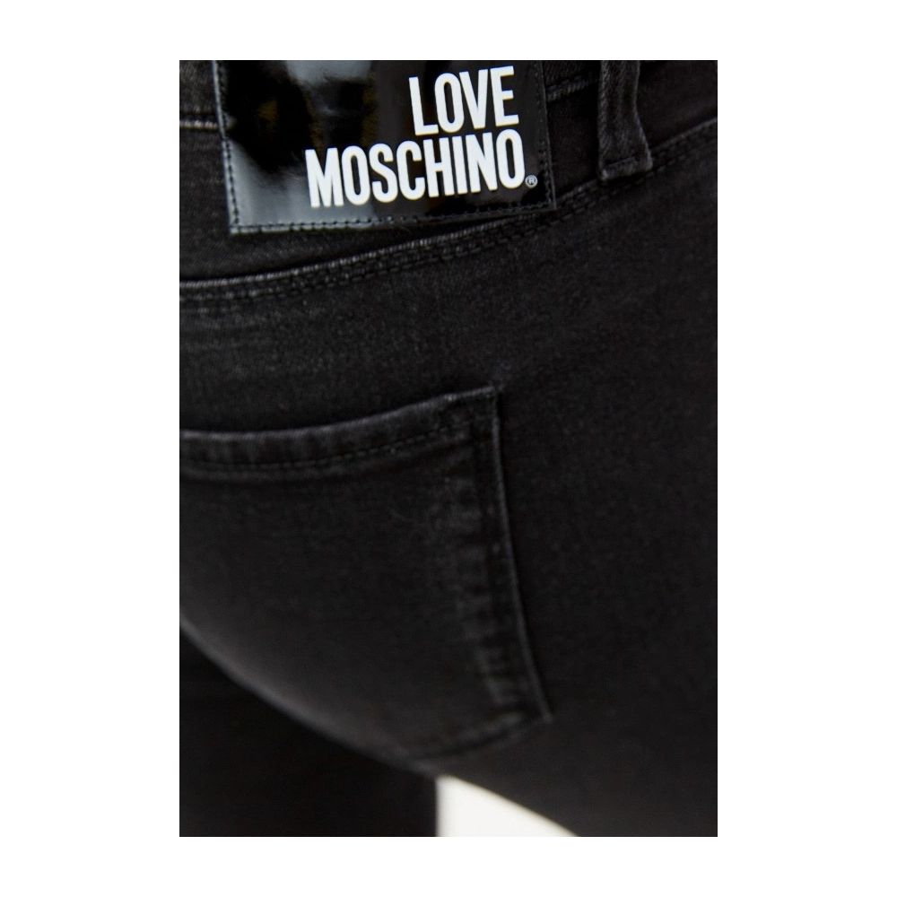 Love Moschino Schwarze Baumwolljeans für Damen