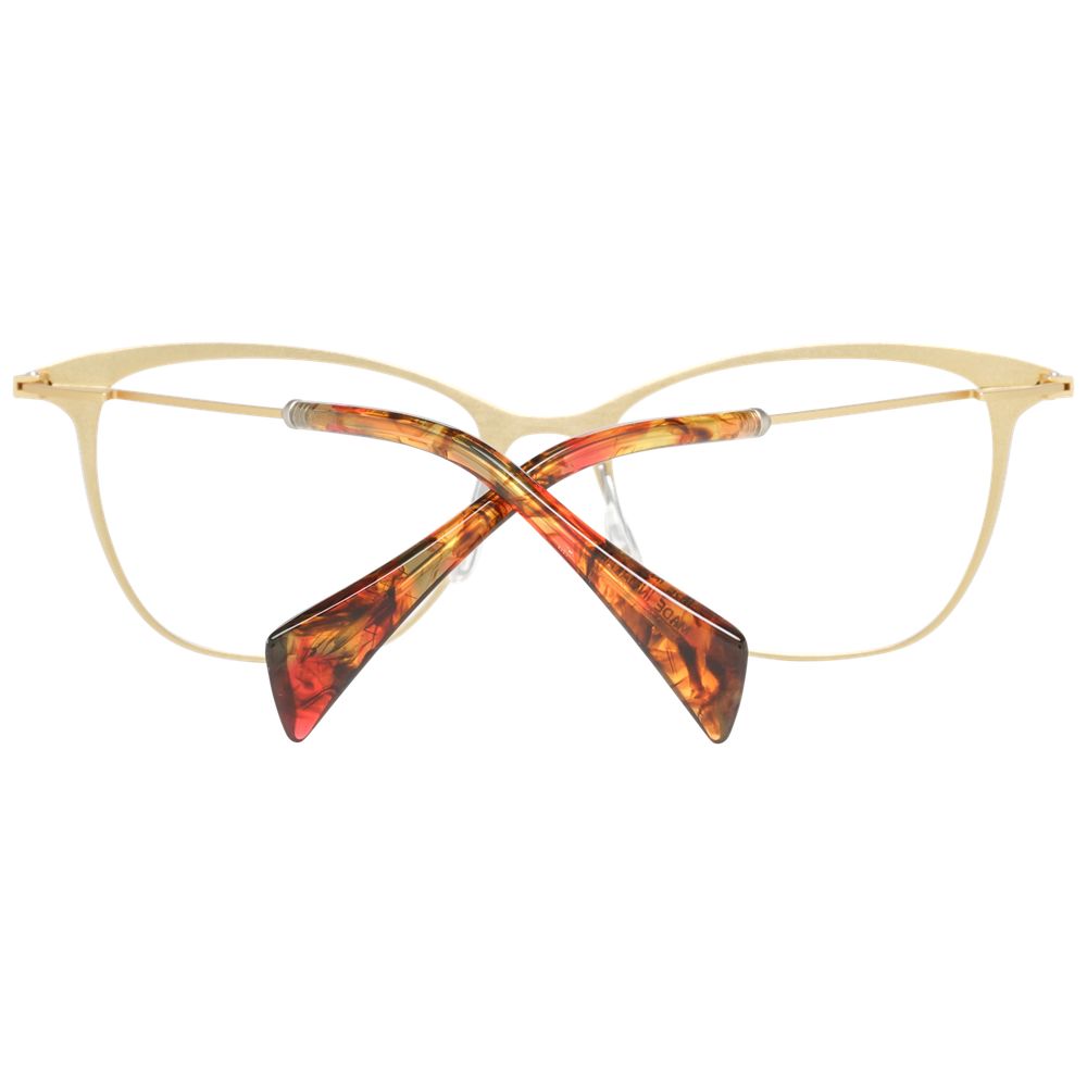 Yohji Yamamoto Gold Damen Optische Brillenfassungen