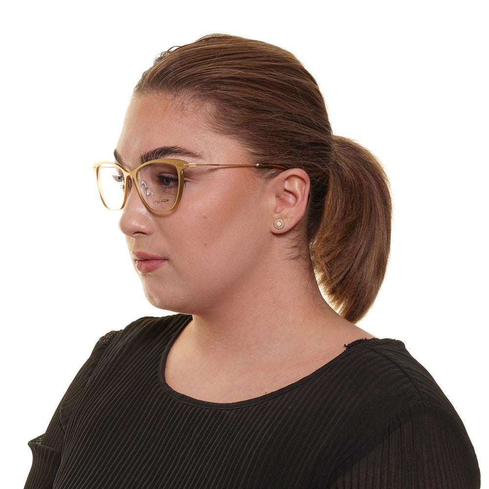 Yohji Yamamoto Gold Damen Optische Brillenfassungen