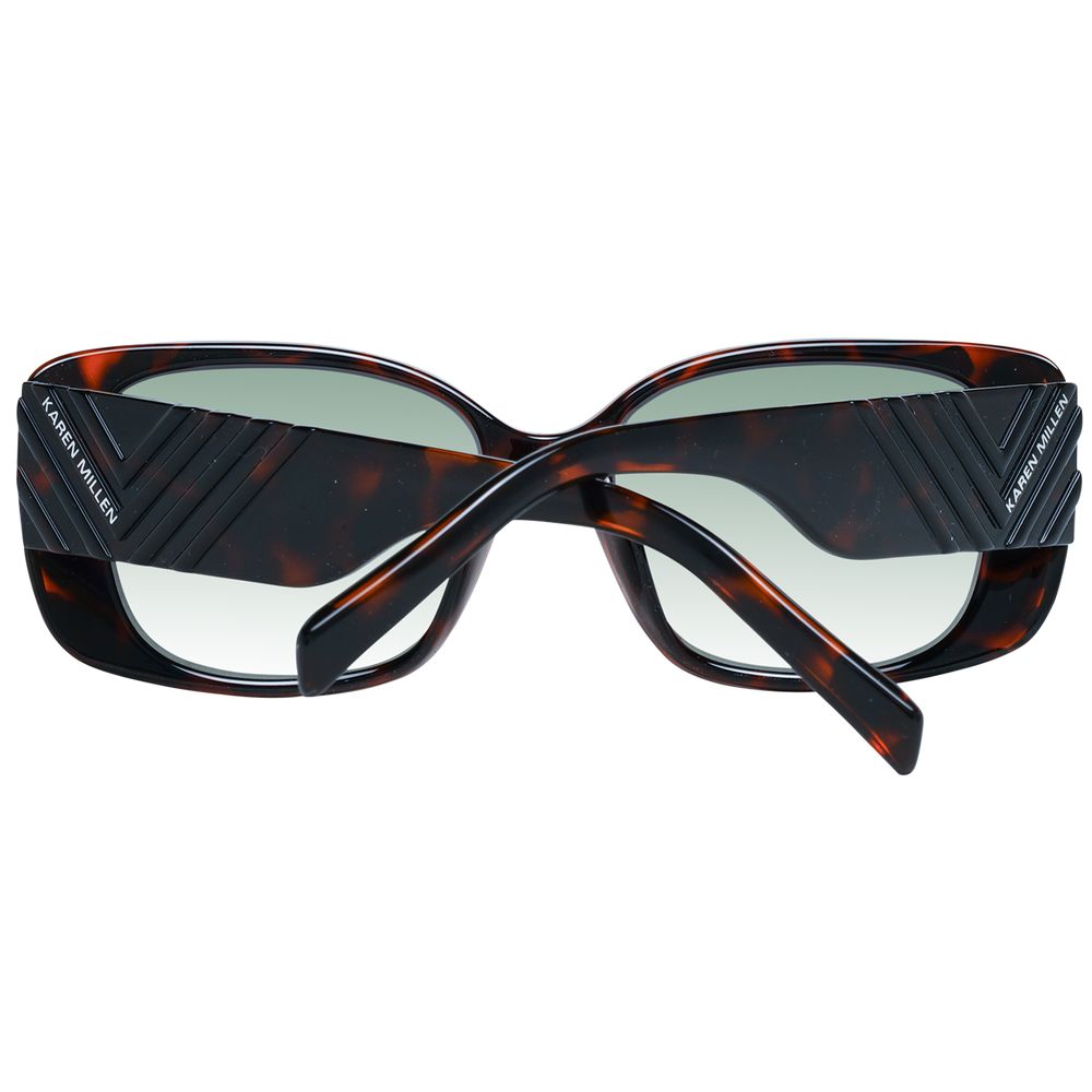 Karen Millen Braune Damen-Sonnenbrille