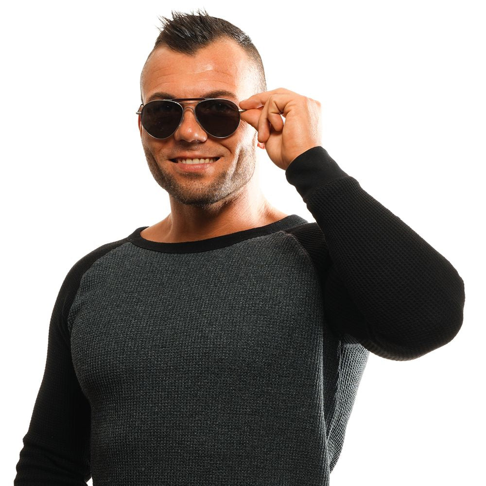Ochelari de soare Ermenegildo Zegna aurii pentru bărbați