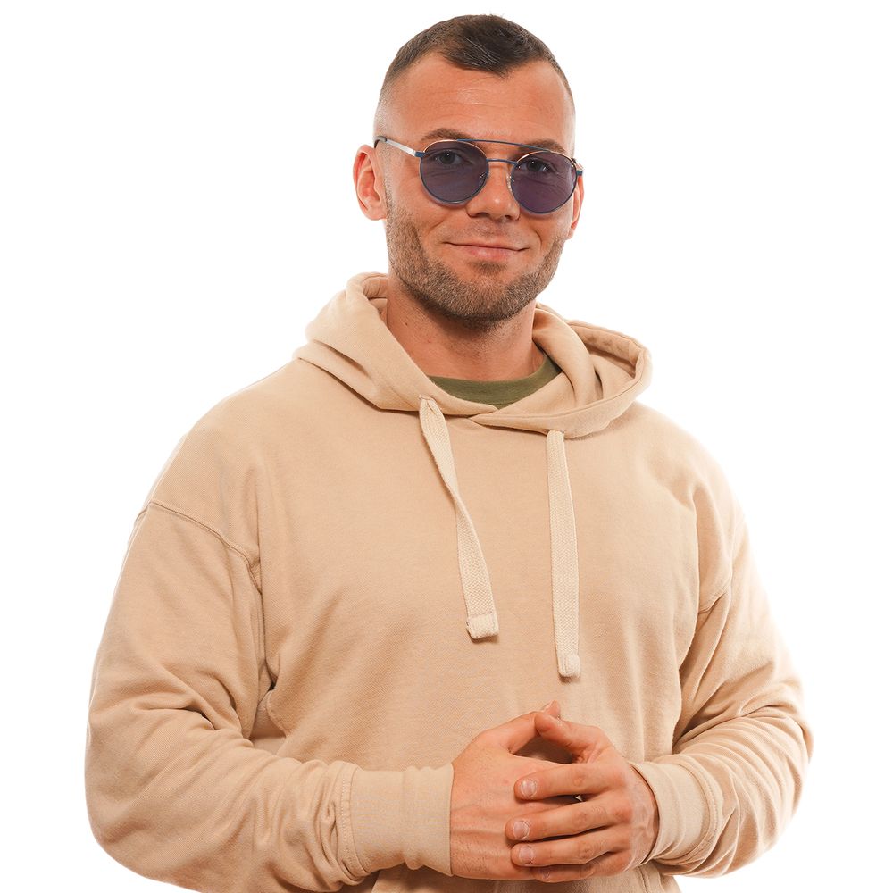 Ochelari de soare Guess albaștri pentru bărbați