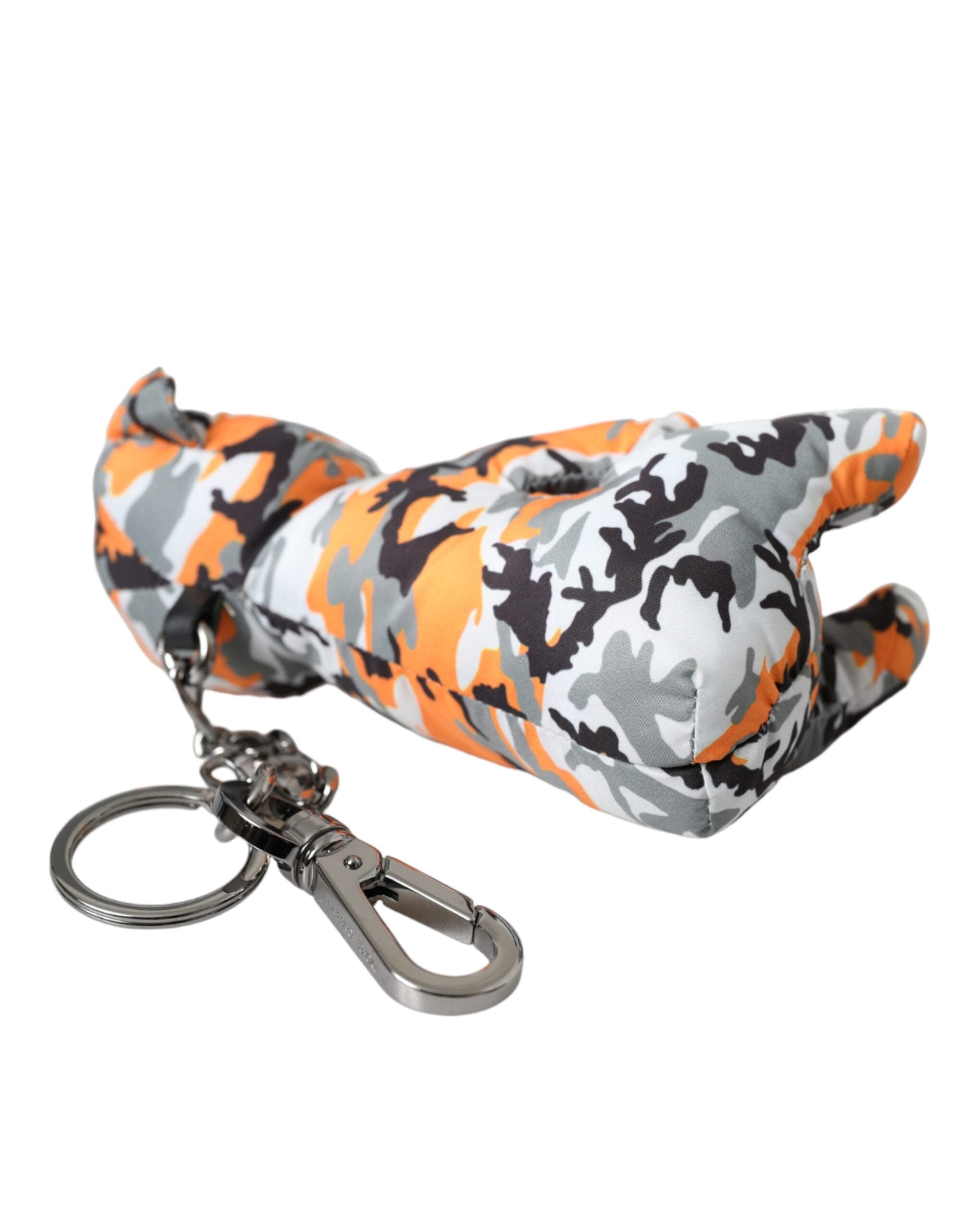 Breloc Dolce & Gabbana cu siluetă de animale camuflaj multicolor
