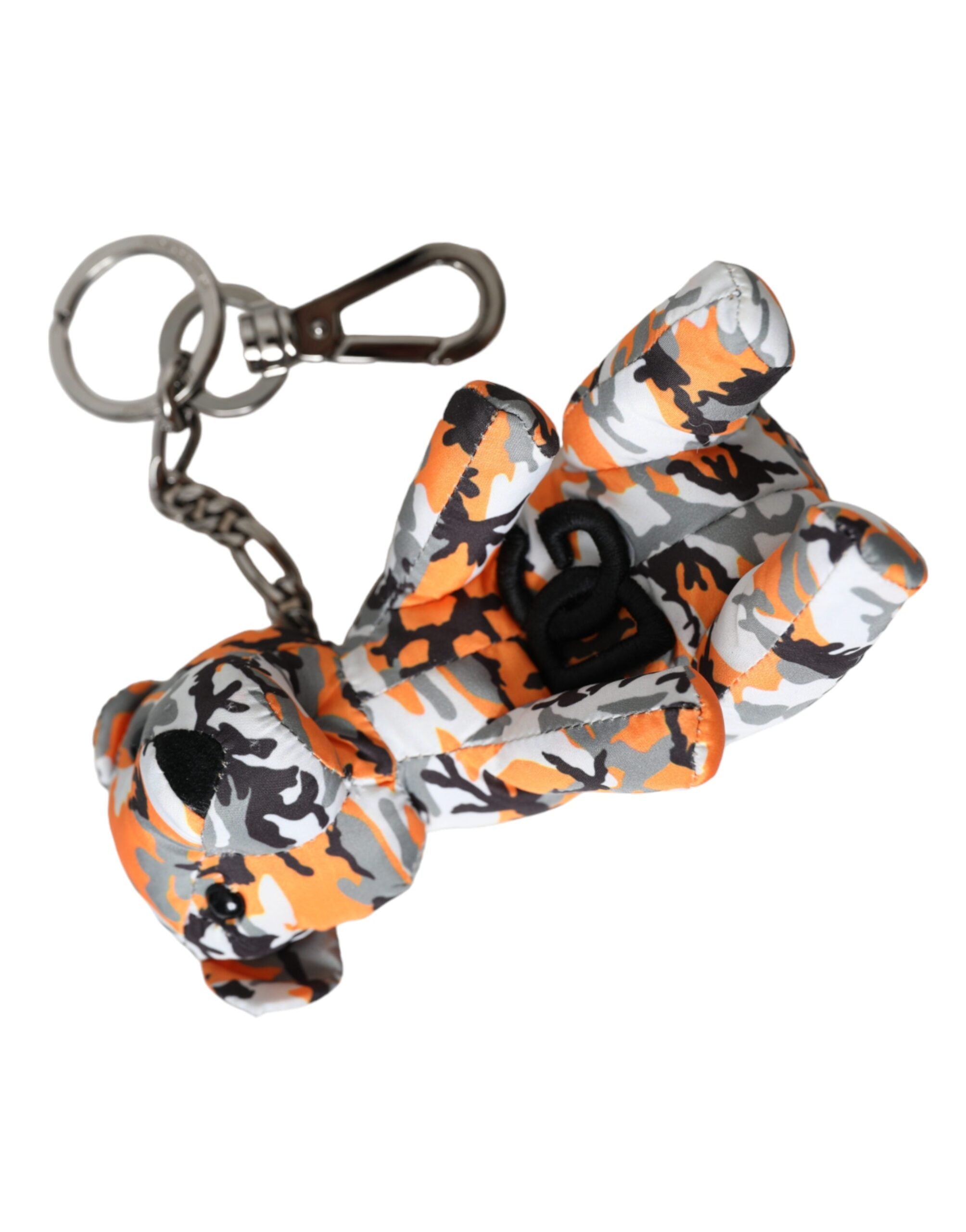 Breloc Dolce & Gabbana cu siluetă de animale camuflaj multicolor