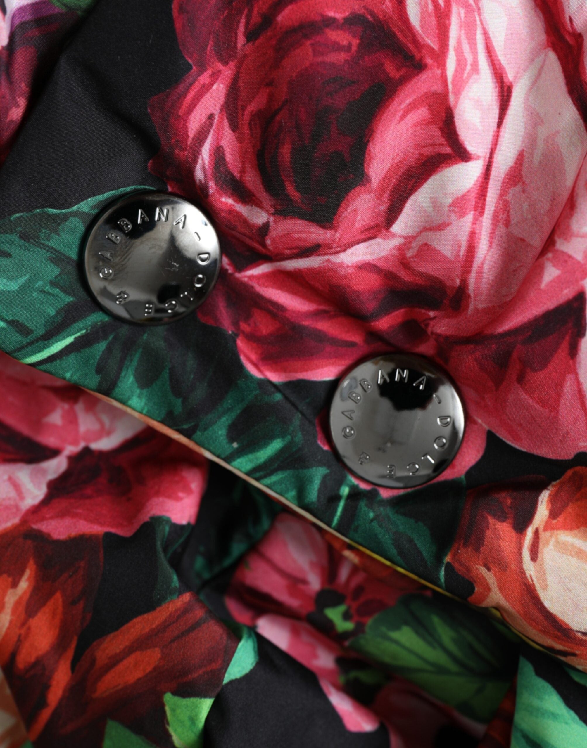 Pălărie Dolce & Gabbana cu imprimeu floral multicolor și înfășurare pe tot capul