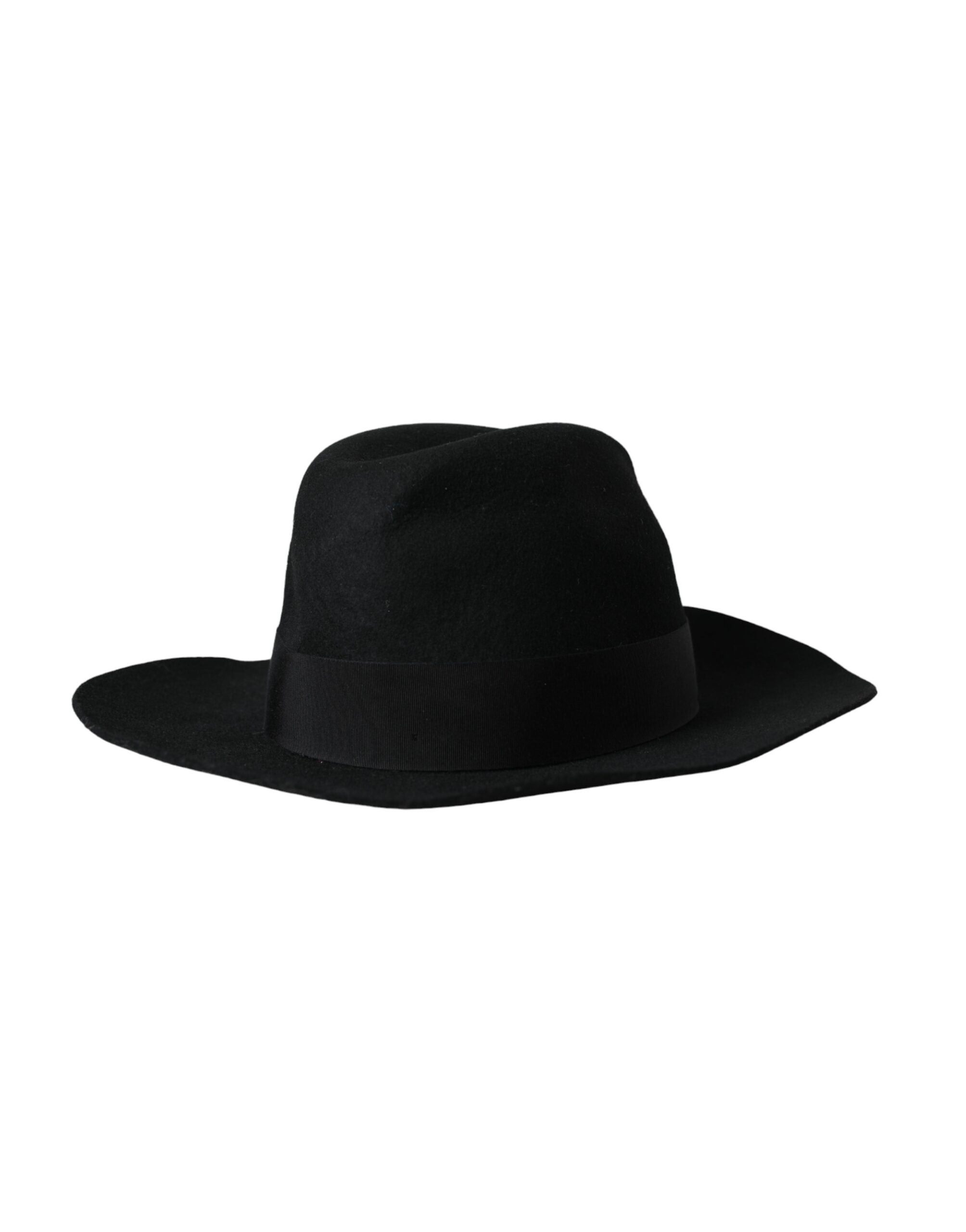 Pălărie Dolce & Gabbana Black Rabbit Fedora Trilby pentru femei