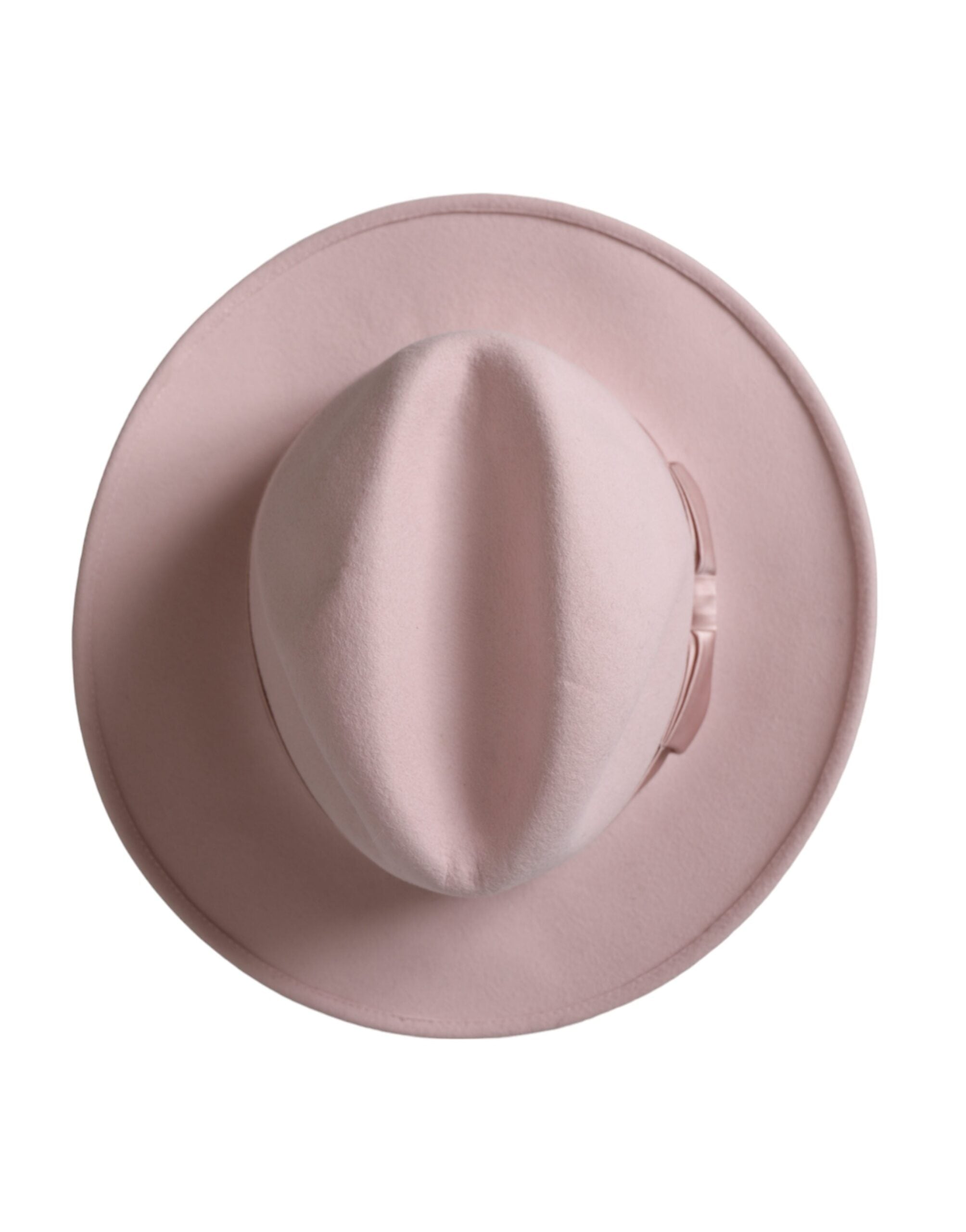 Pălărie Dolce & Gabbana Fedora Trilby roz cu model iepure pentru femei