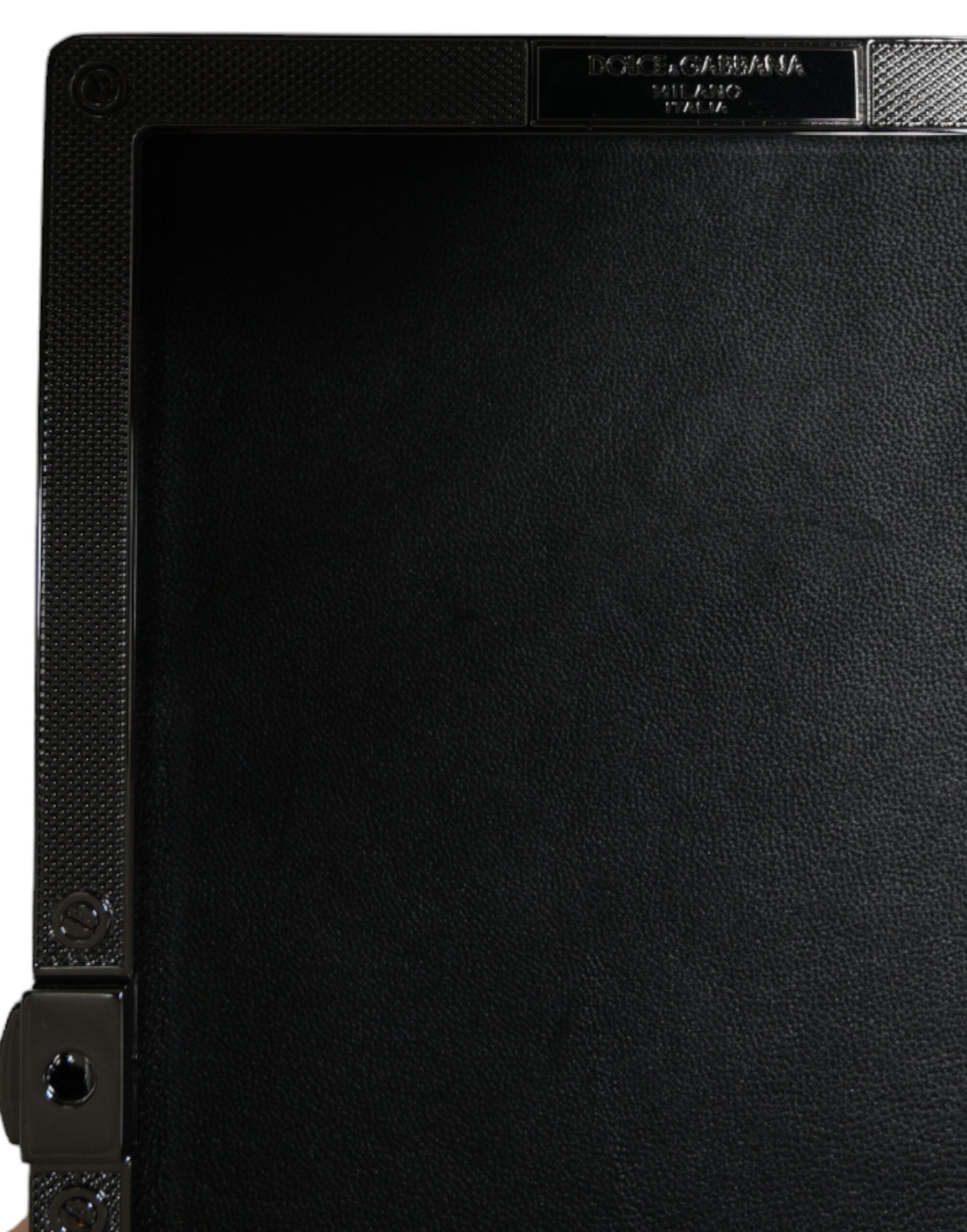 Dolce & Gabbana Schwarze Samt-Clutch mit Kristallen für Abendpartys