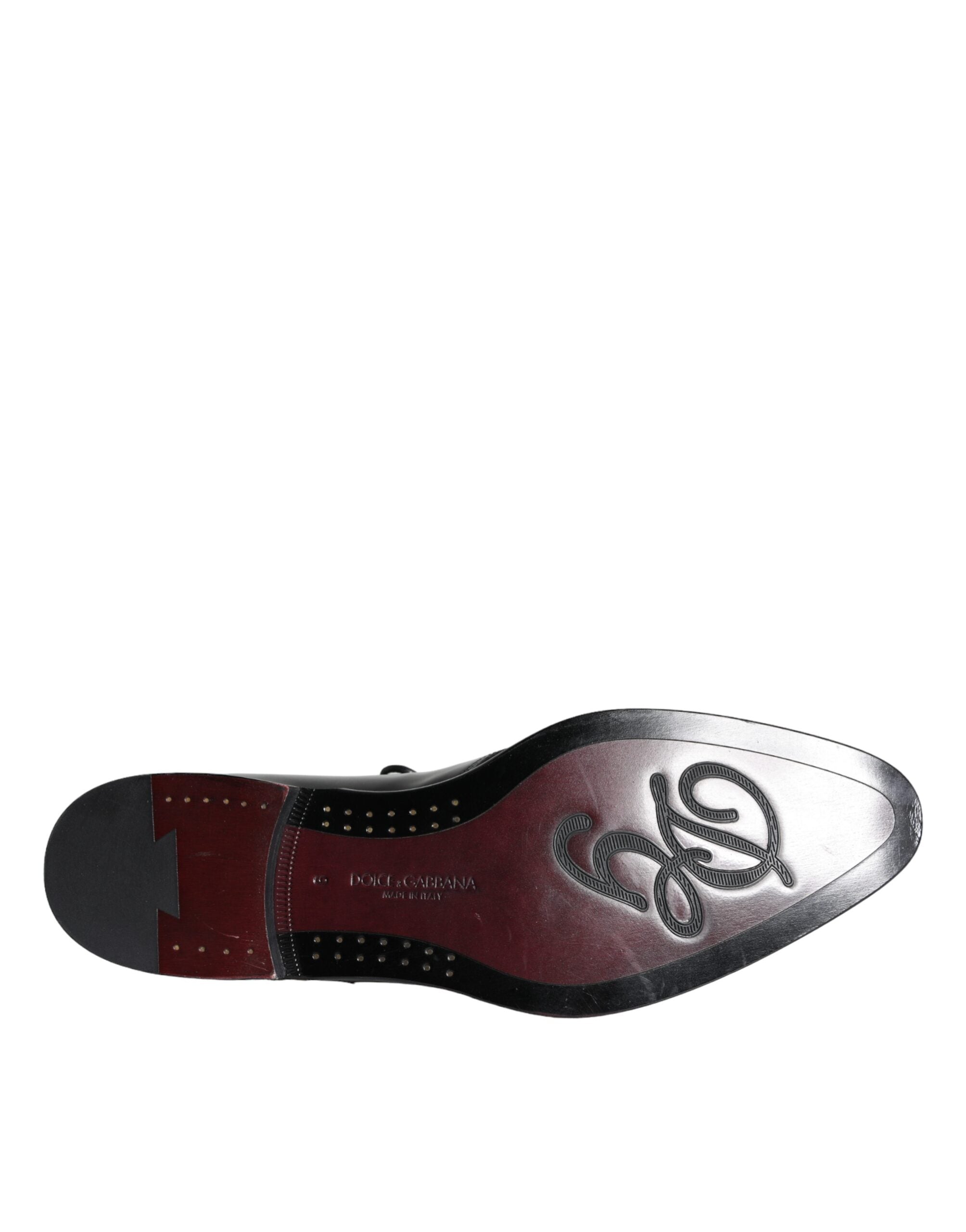 Dolce & Gabbana – Derby-Schuhe für Herren aus schwarzem Kalbsleder