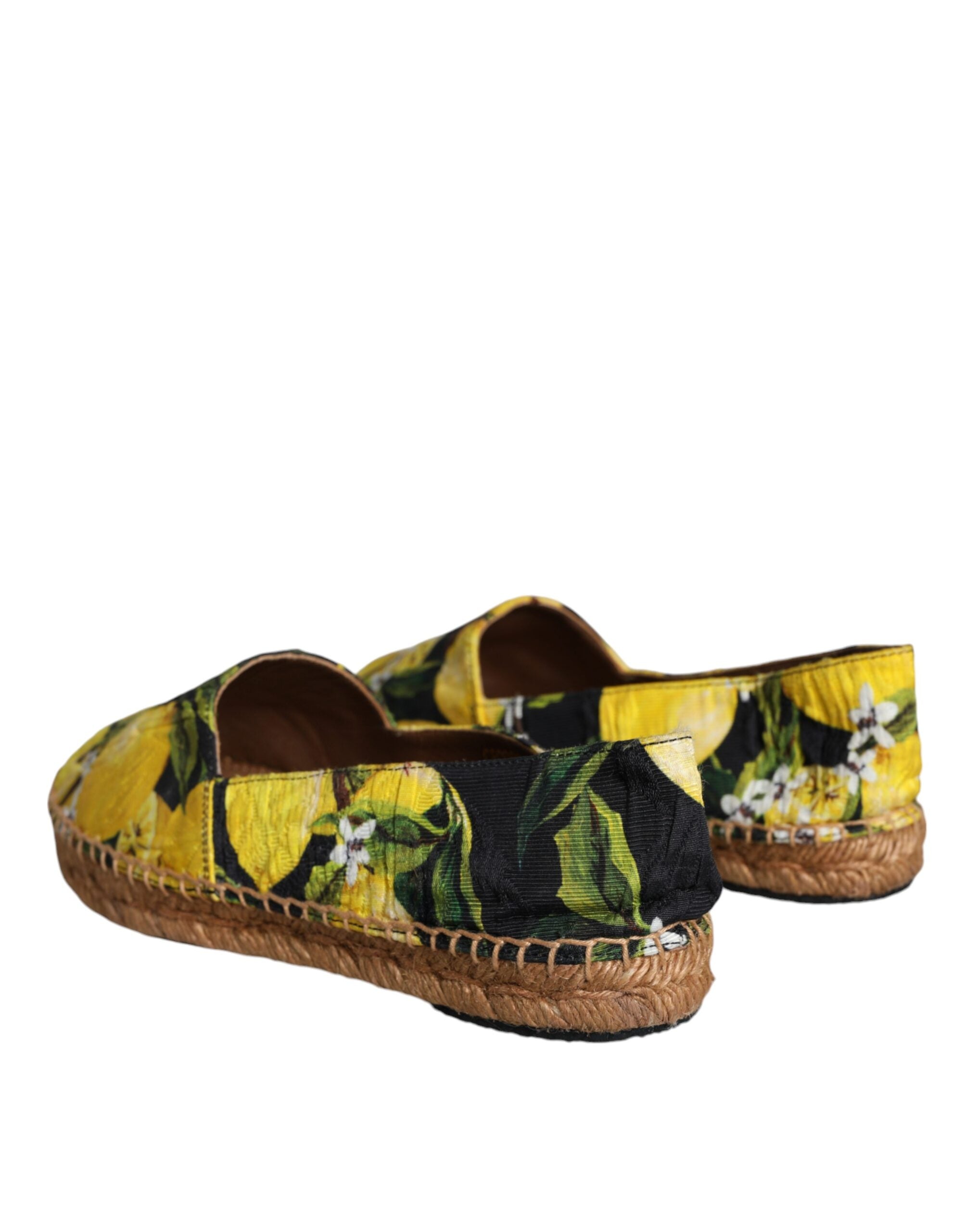 Espadrile Dolce & Gabbana cu imprimeu lămâie multicolor