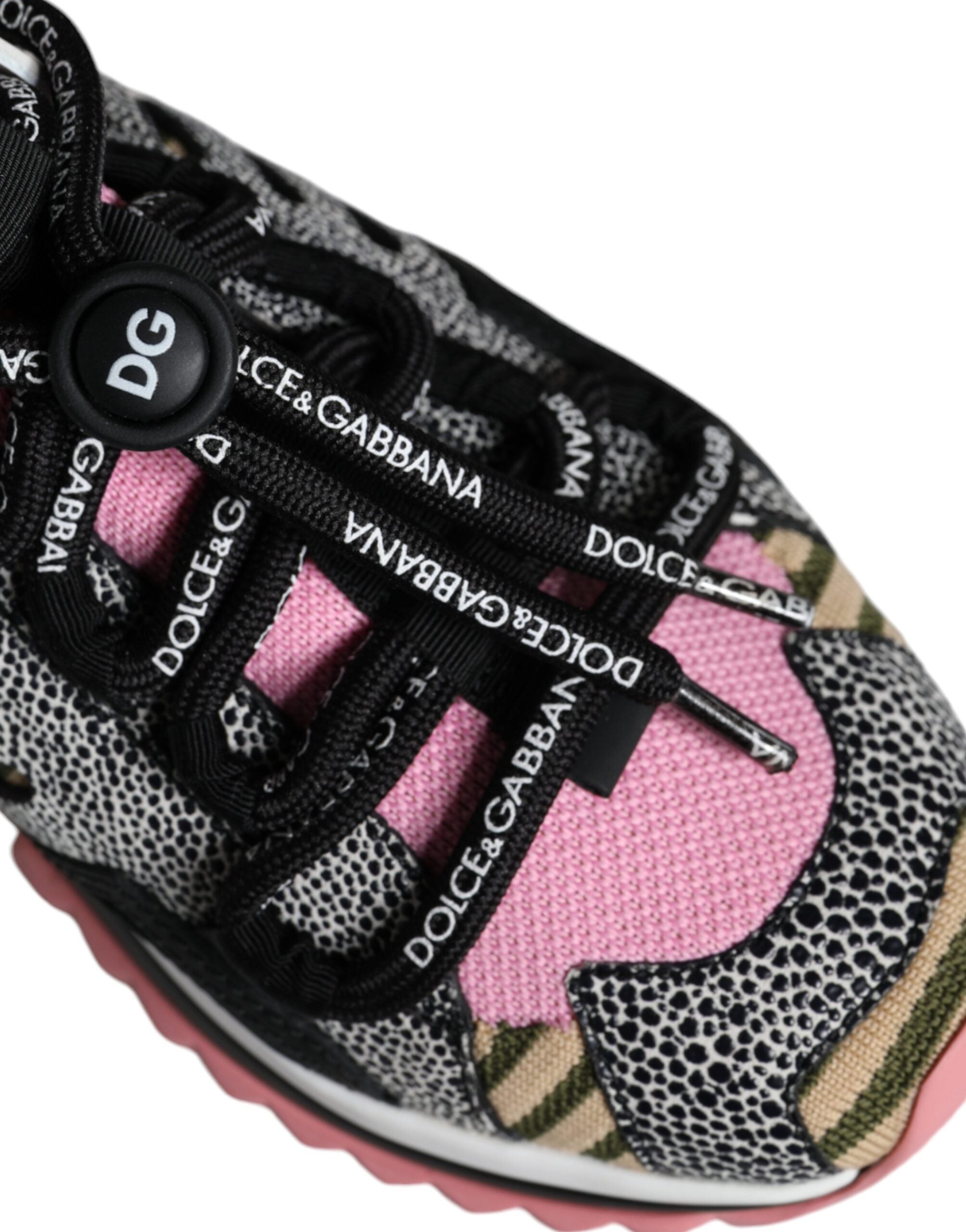 Dolce & Gabbana Mehrfarbige Sorrento Socken Logo Sneakers Schuhe