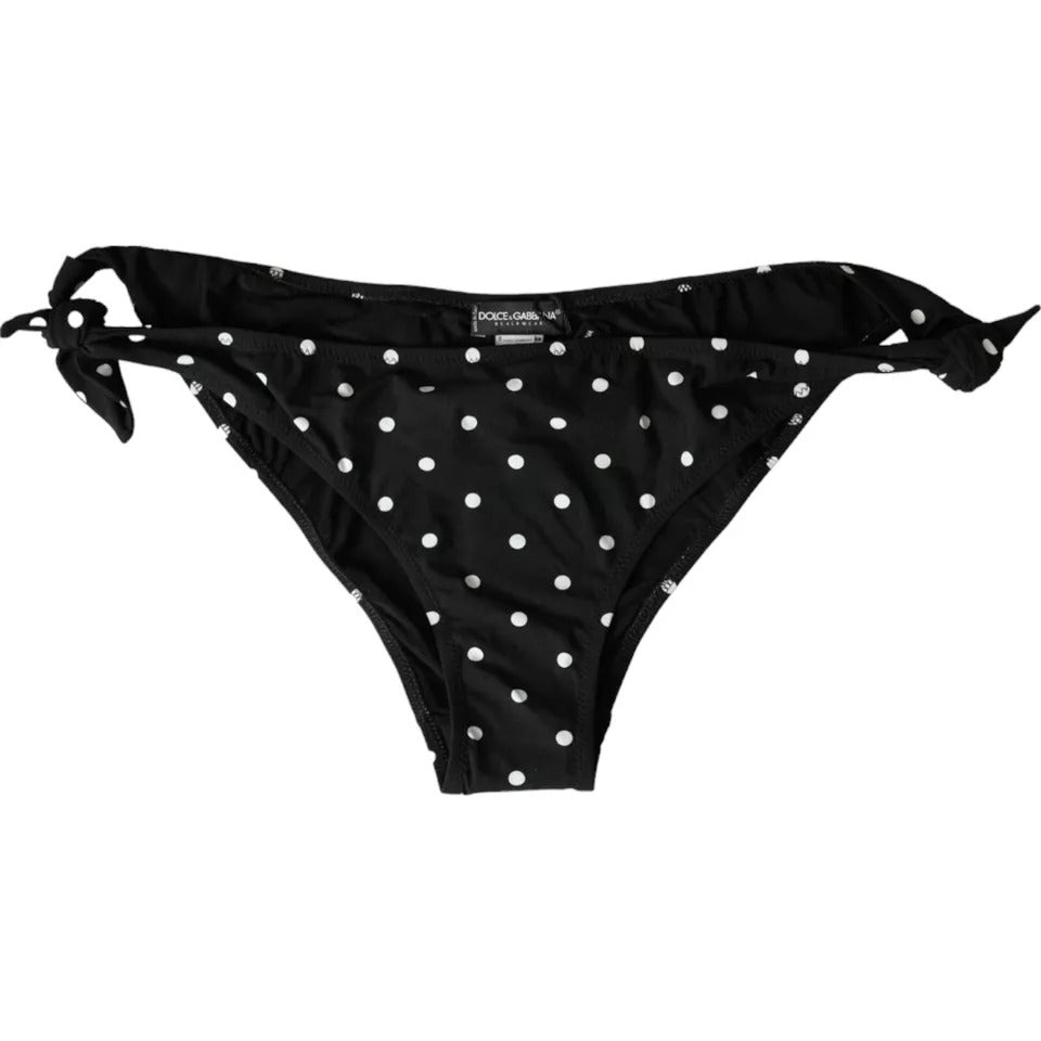 Dolce & Gabbana – Schwarzer Bikini mit Punkten