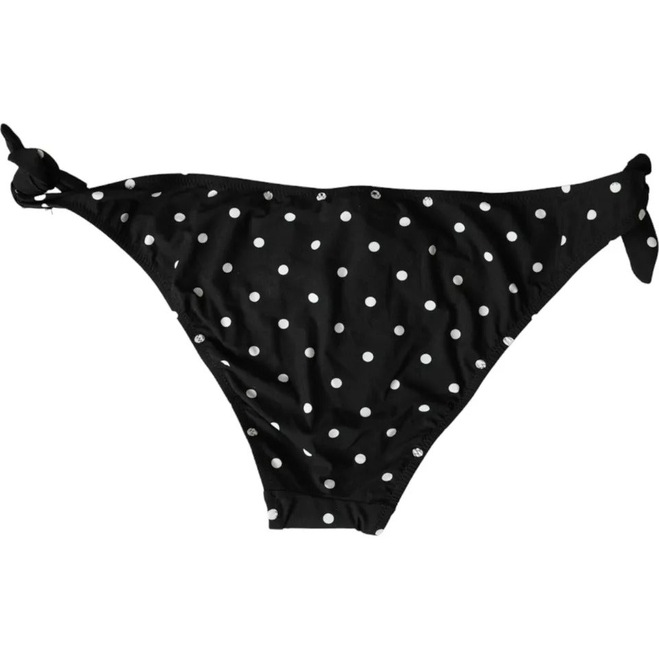 Dolce & Gabbana – Schwarzer Bikini mit Punkten