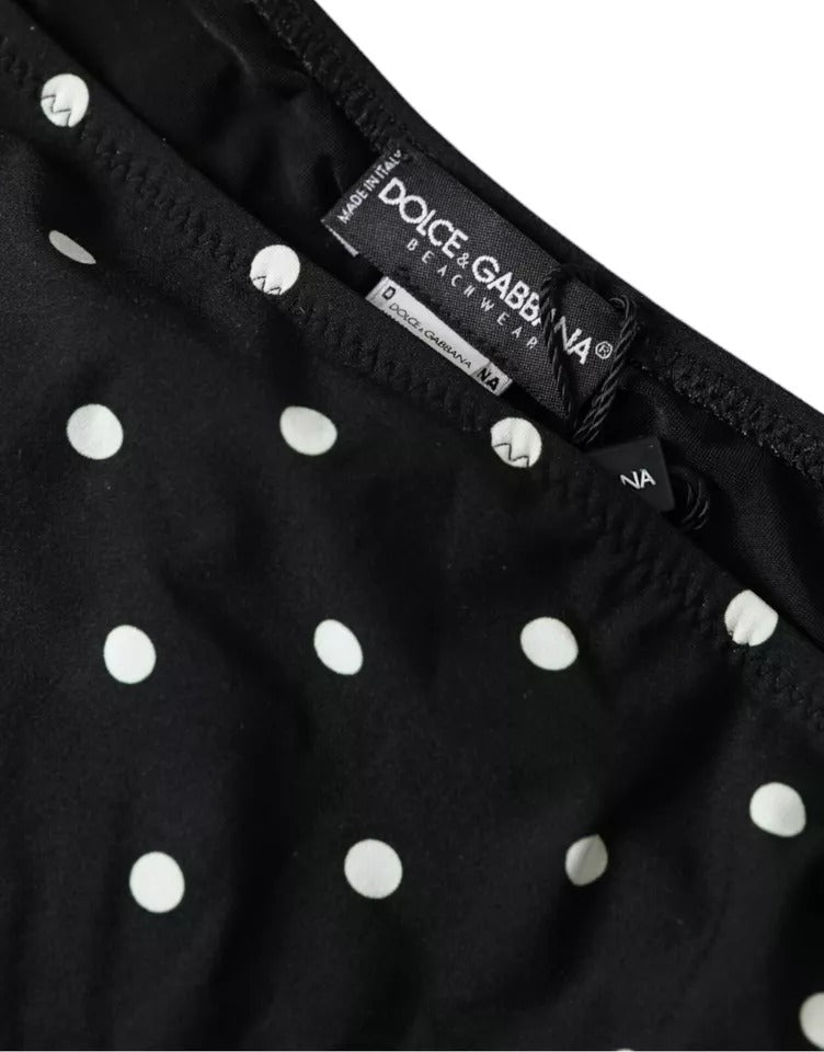 Dolce & Gabbana – Schwarzer Bikini mit Punkten