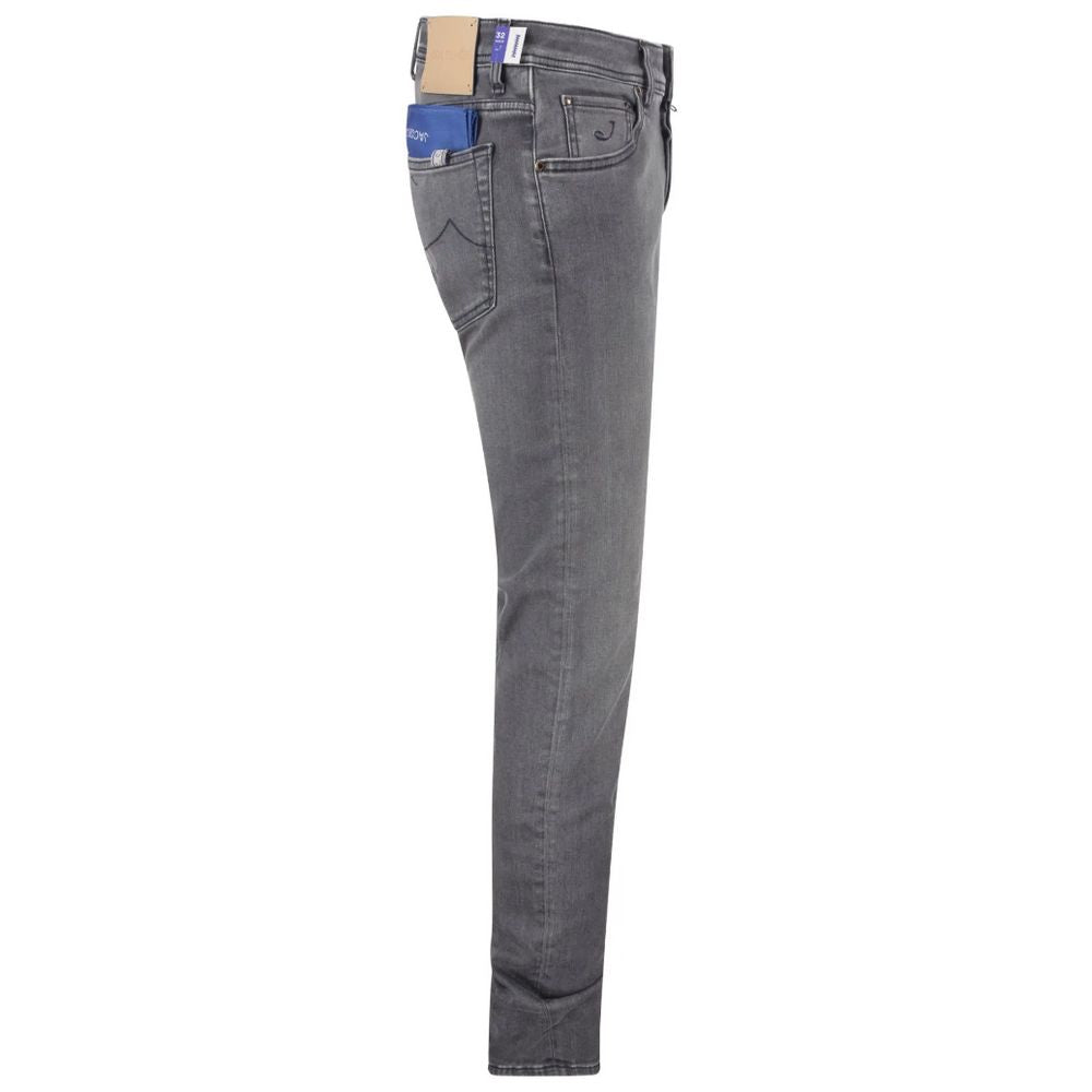 Jacob Cohen Graue Jeans und Hose aus Baumwolle