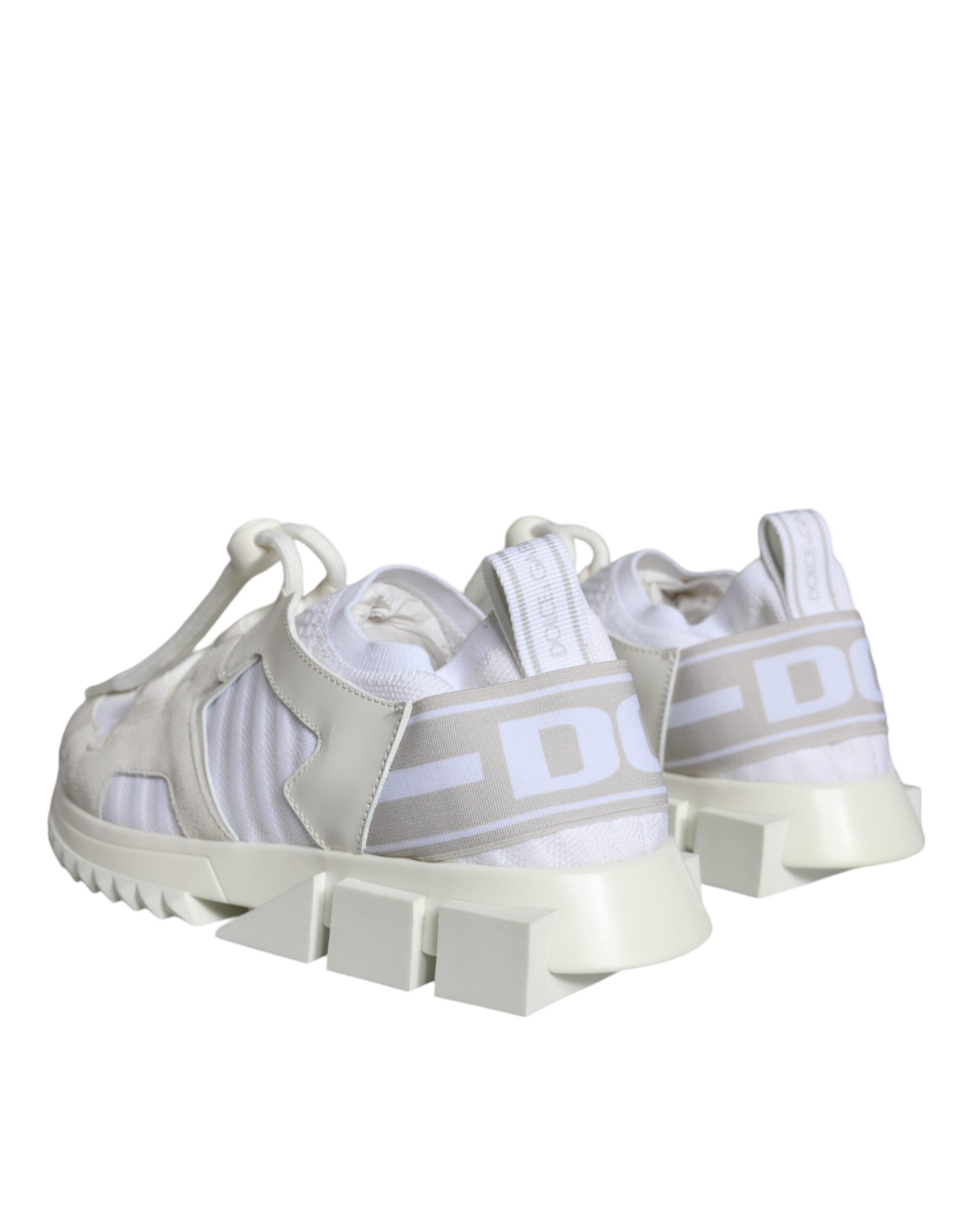 Dolce & Gabbana Sorrento Trekking-Sneakers aus weißem Mesh