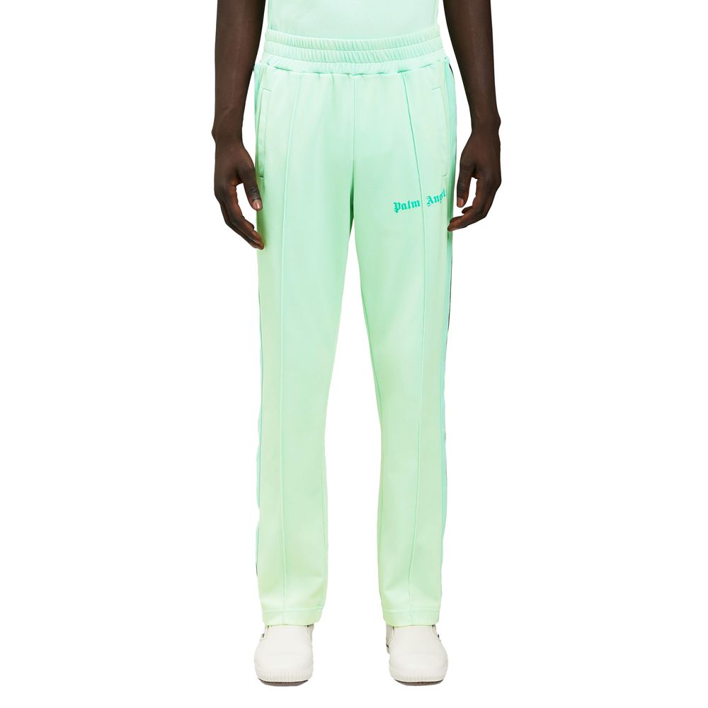 Palm Angels – Grüne Nylonjeans und -hose