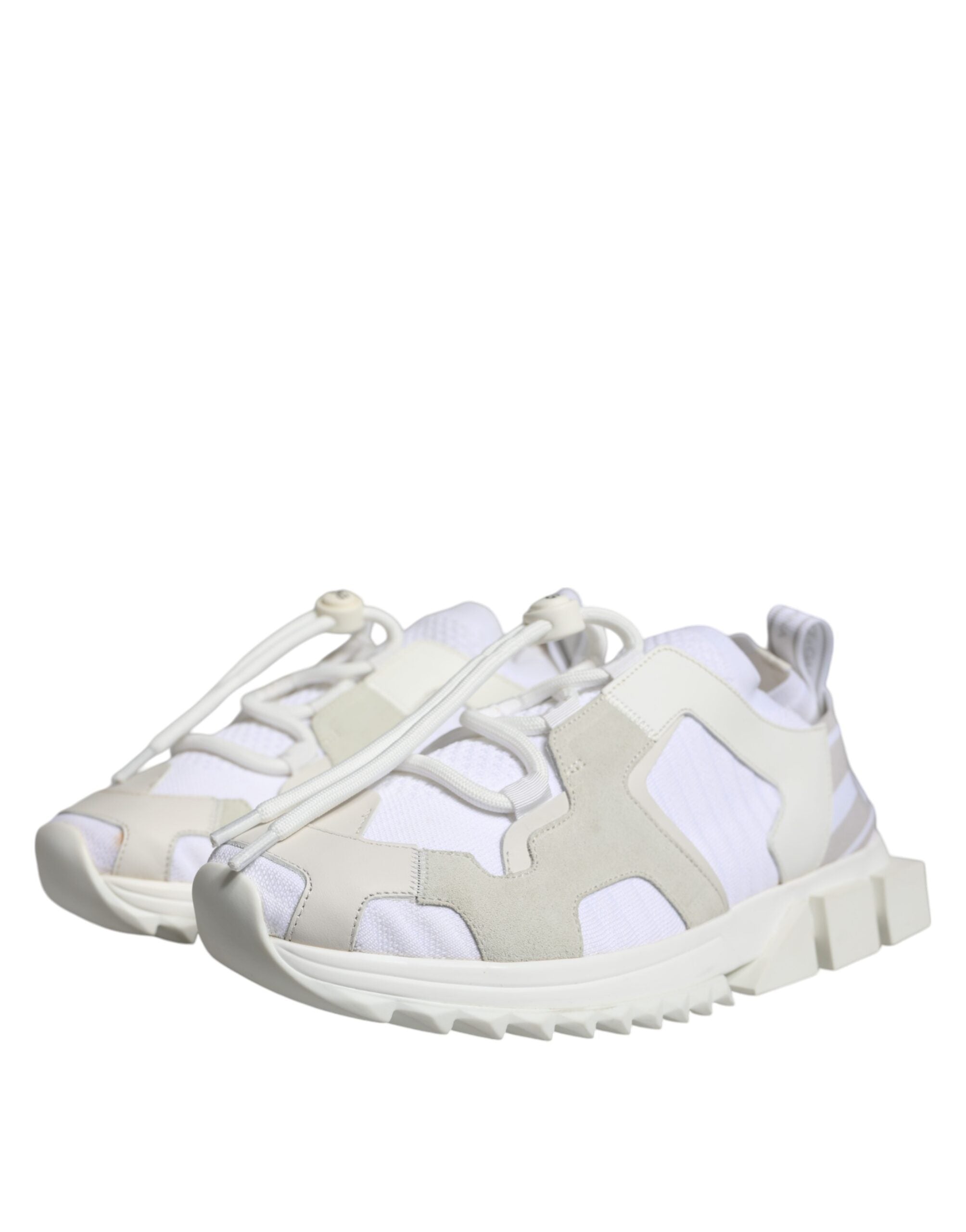 Dolce & Gabbana Sorrento Trekking-Sneakers aus weißem Mesh