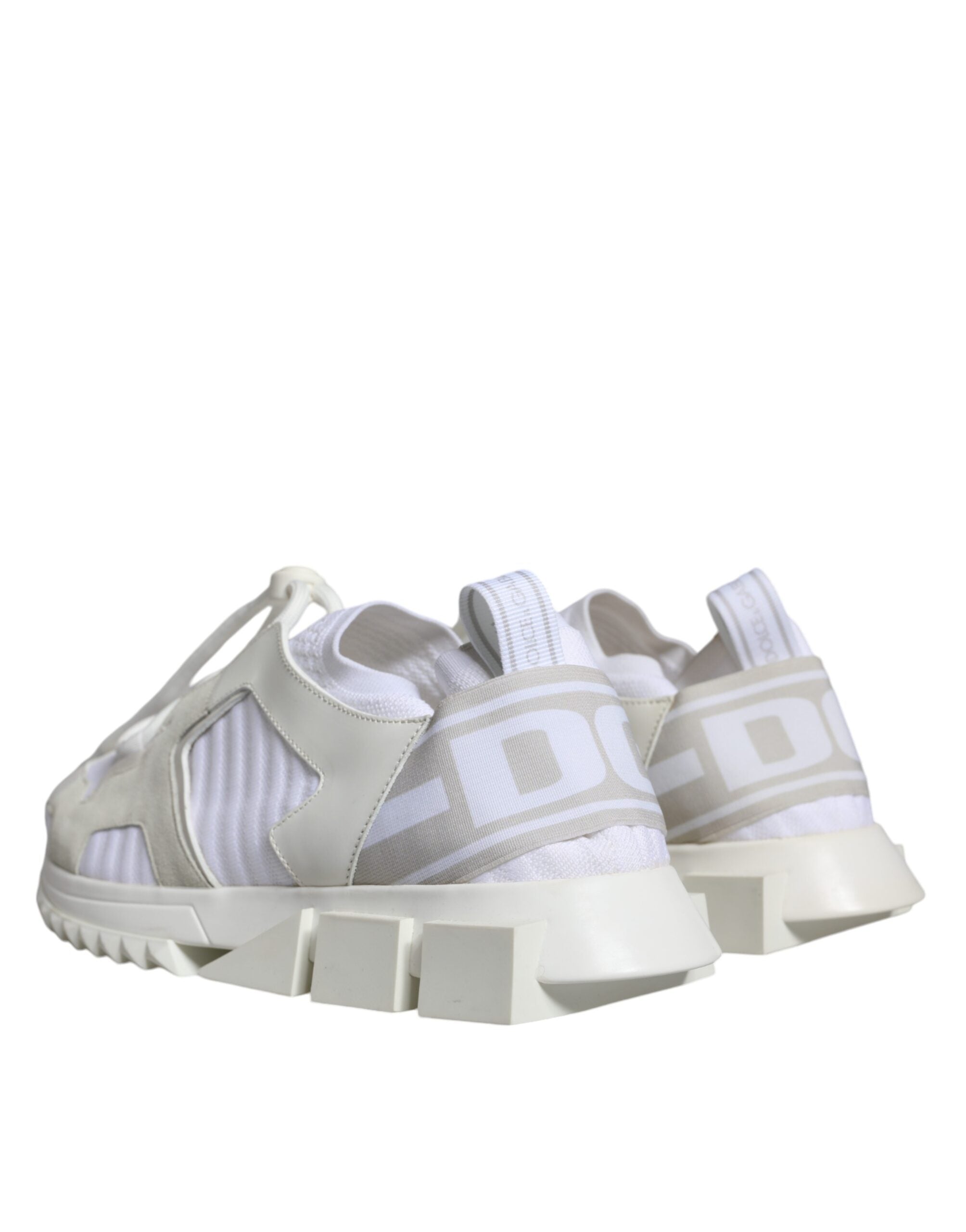 Dolce & Gabbana Sorrento Trekking-Sneakers aus weißem Mesh