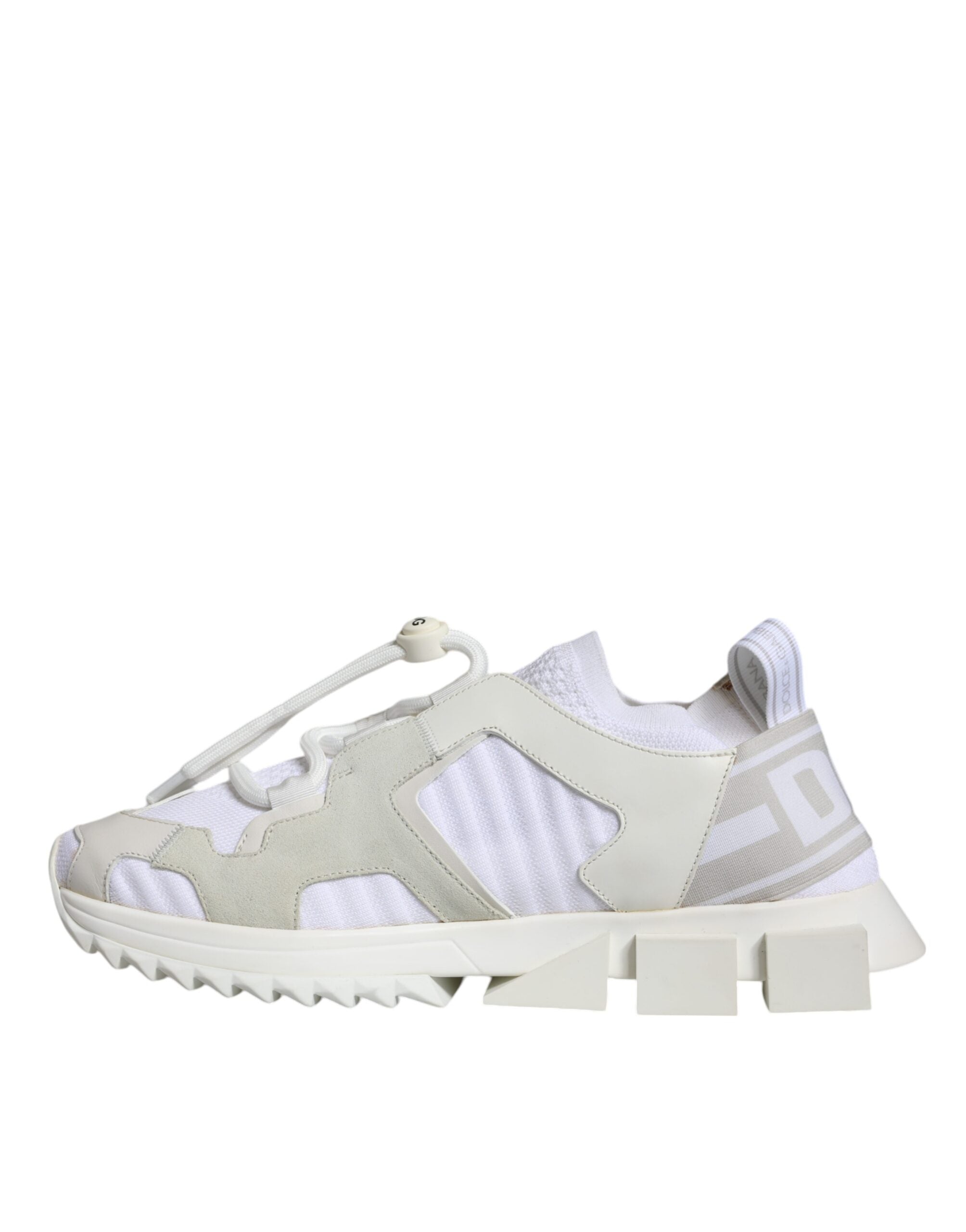 Dolce & Gabbana Sorrento Trekking-Sneakers aus weißem Mesh