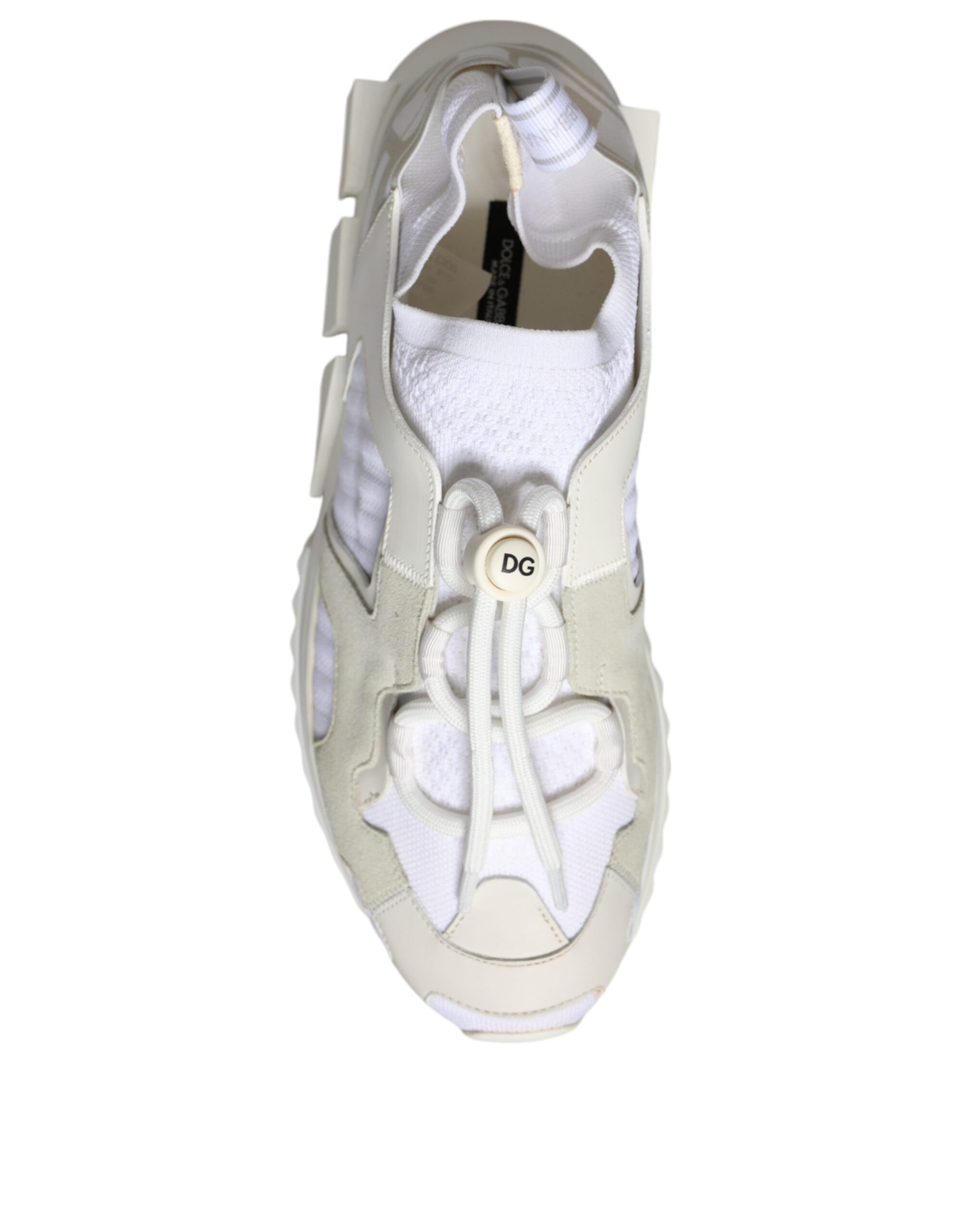 Dolce & Gabbana Sorrento Trekking-Sneakers aus weißem Mesh